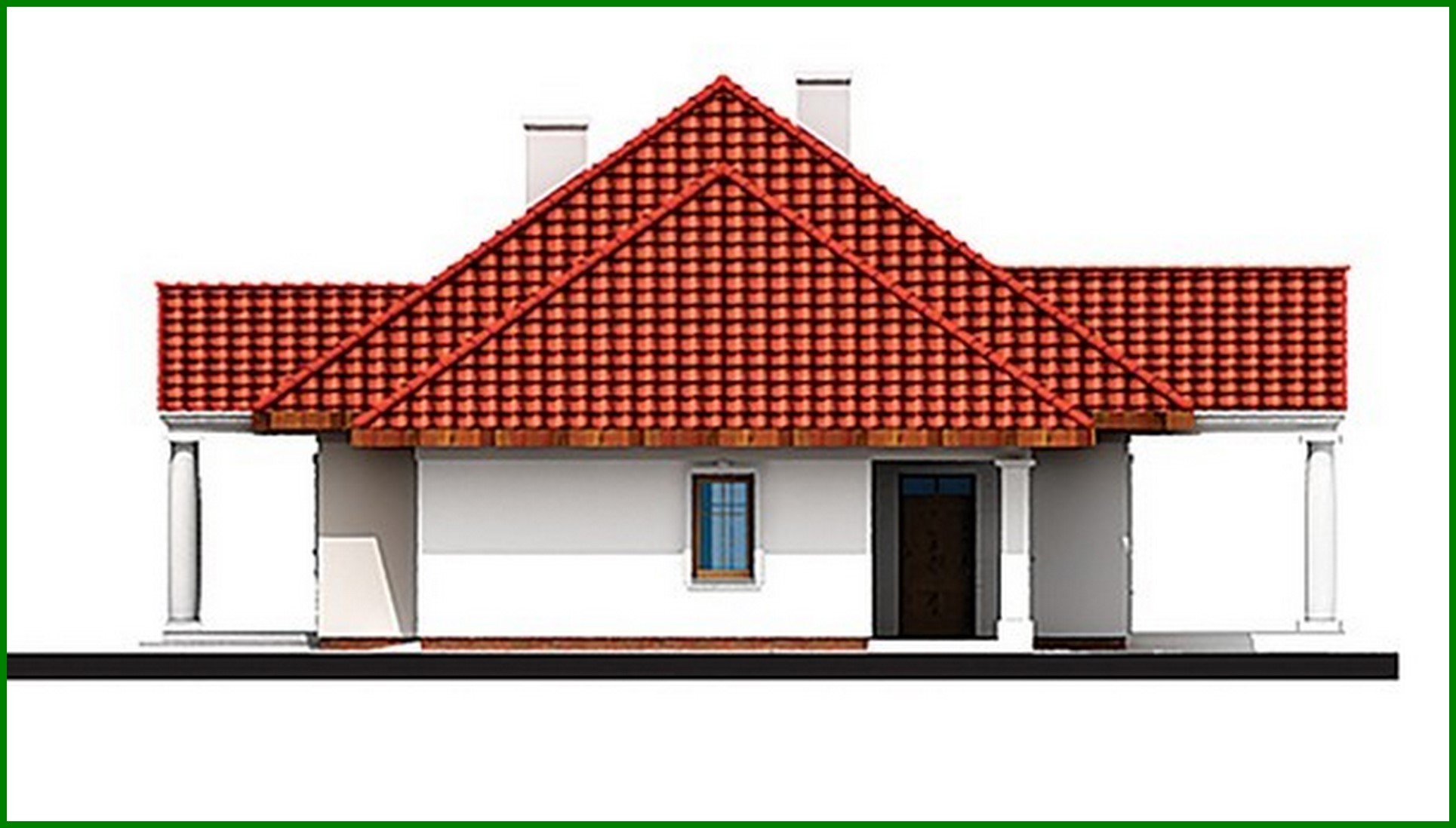 Visualization gallery - Luxury one-story house