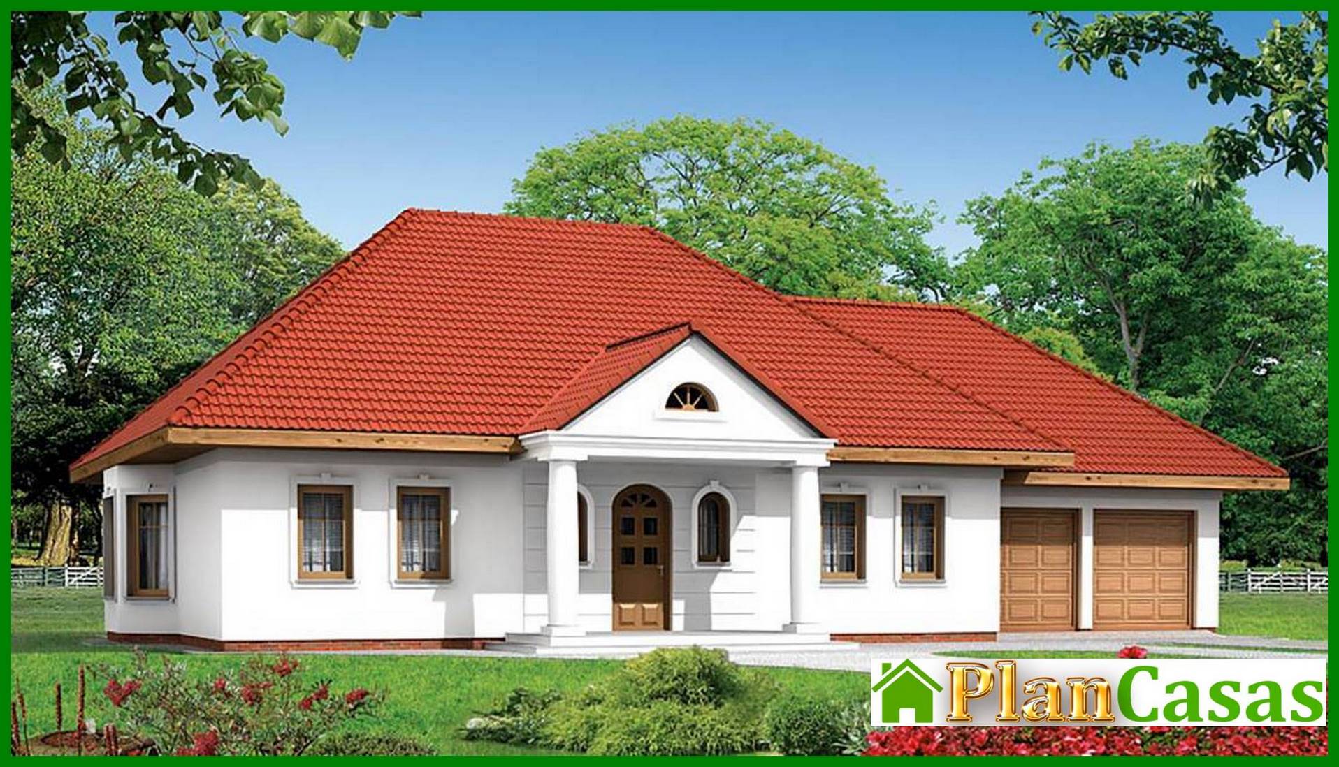 Luxury one-story house