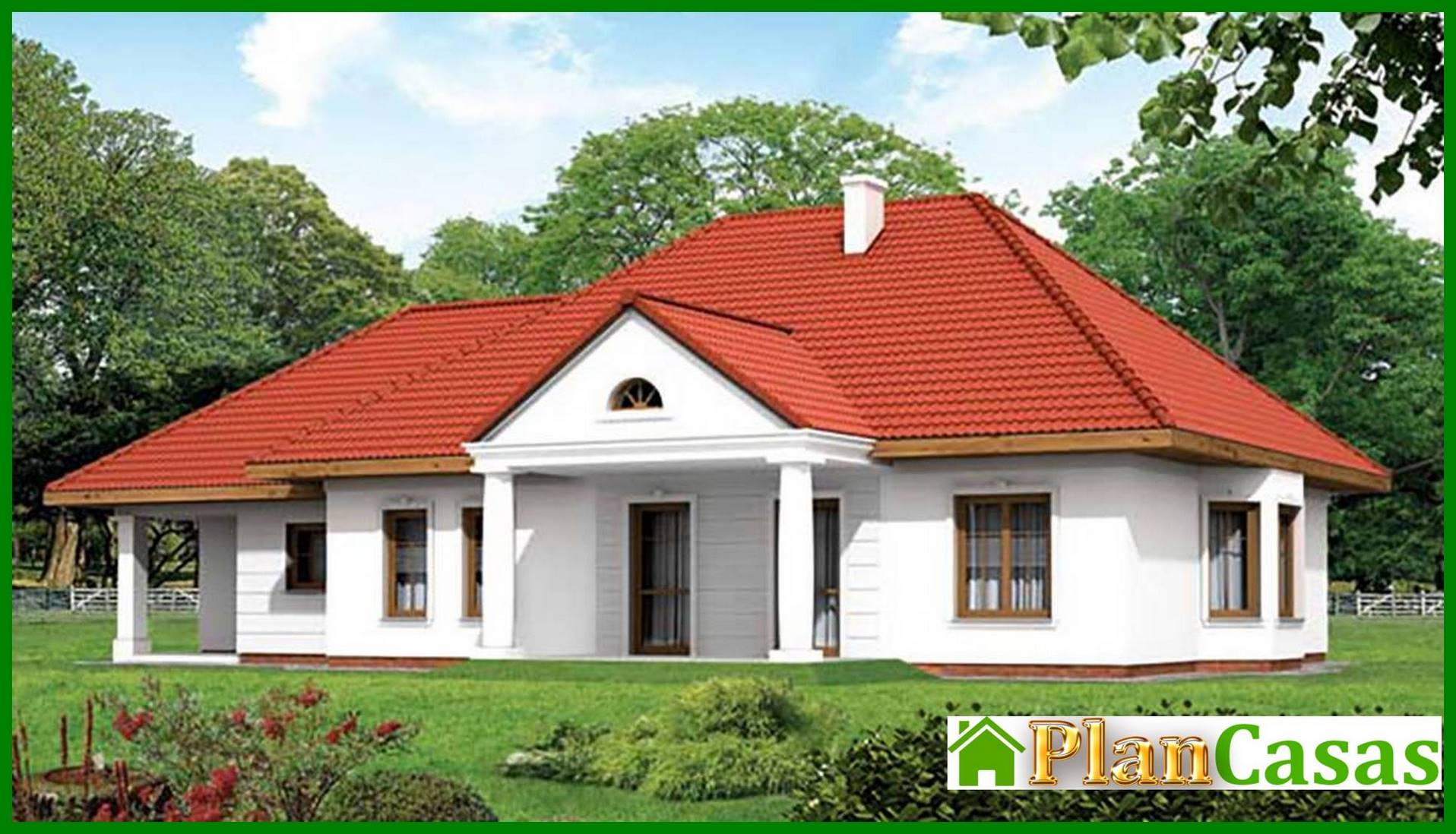 Visualization gallery - Luxury one-story house