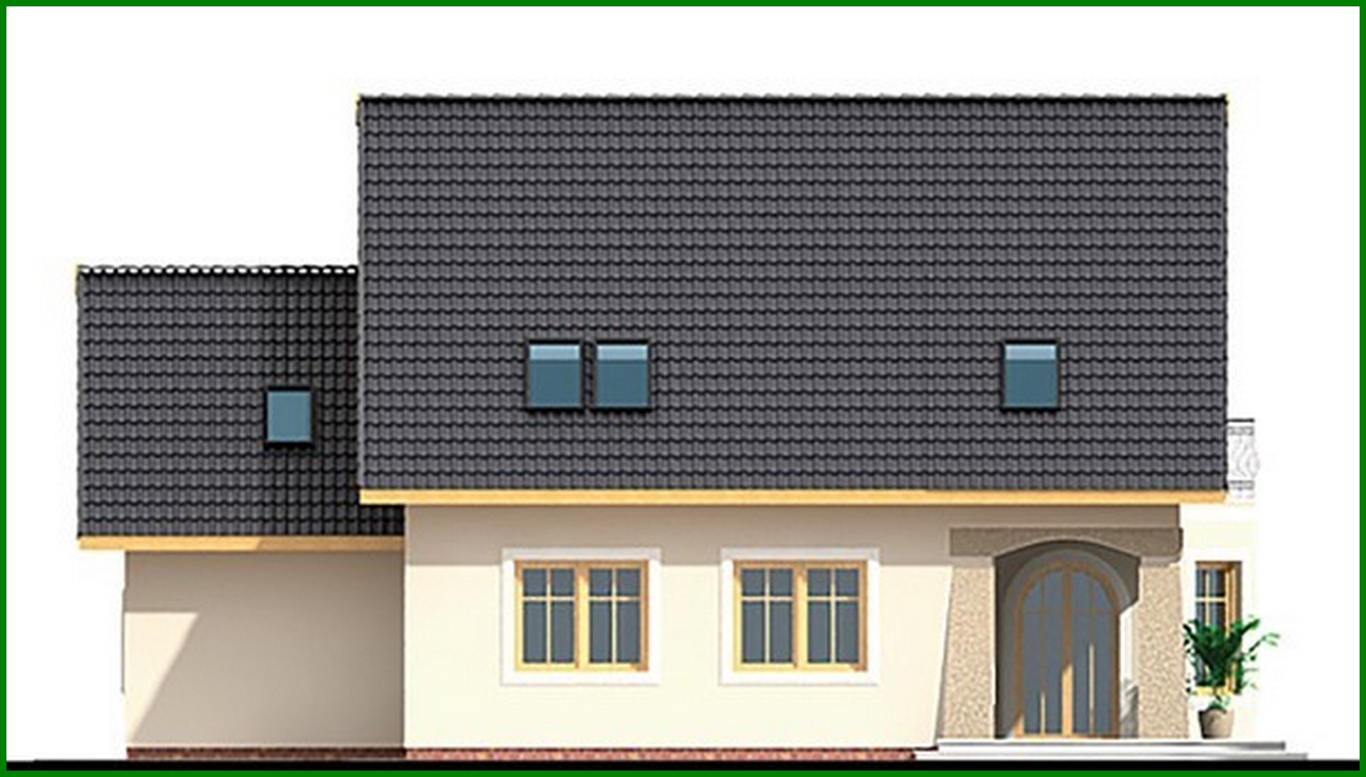 Visualization gallery - Luxury country house with bay window