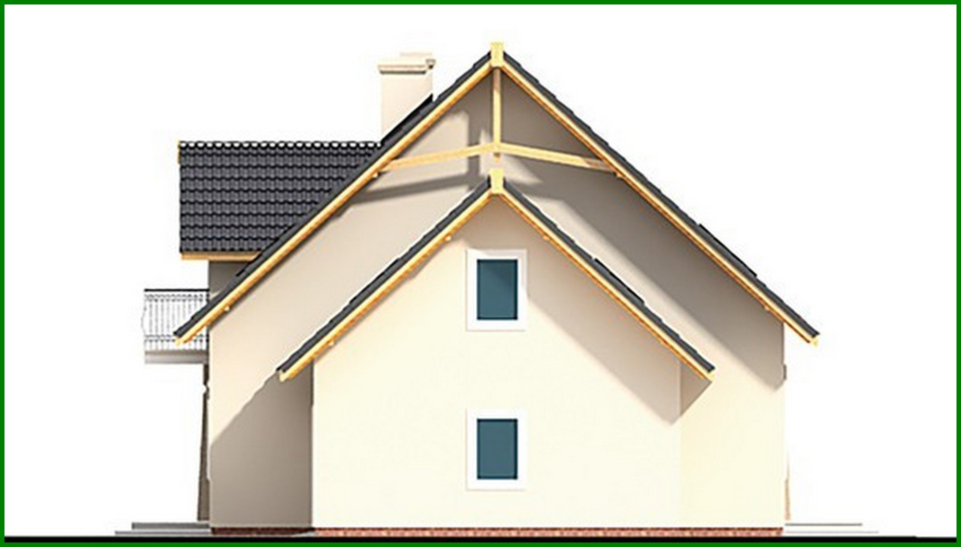 Visualization gallery - Luxury country house with bay window