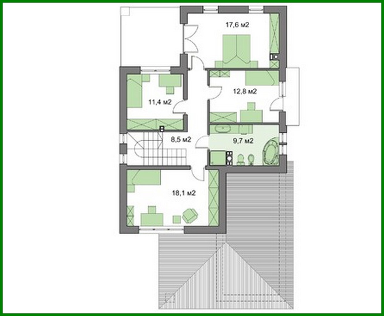 Visualization gallery - Stylish Five-Bedroom Mansion