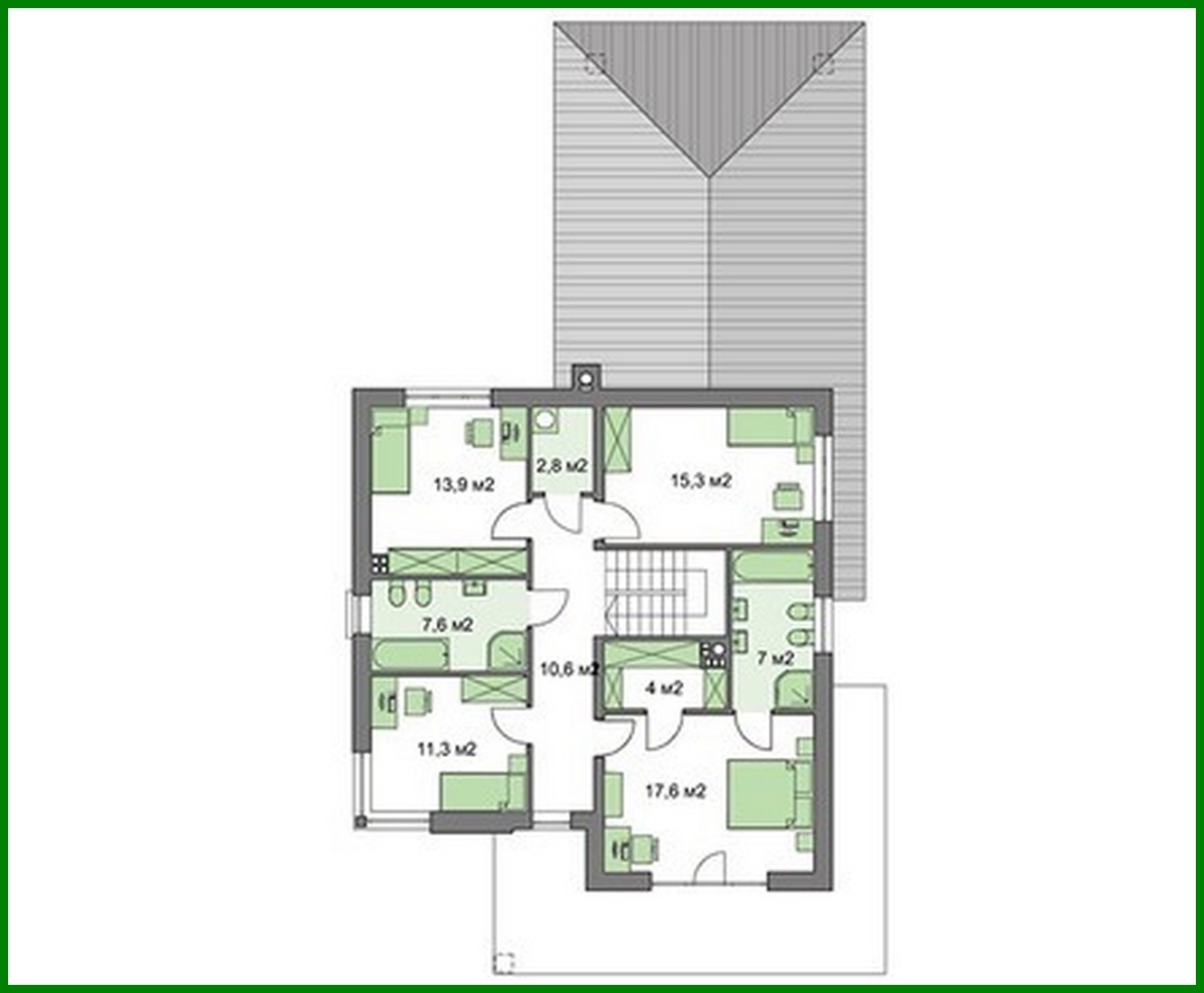 Visualization gallery - Beautiful house with a large terrace