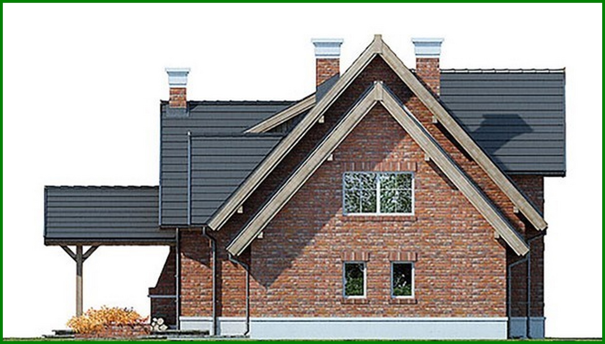 Visualization gallery - The original house with spacious personal rooms