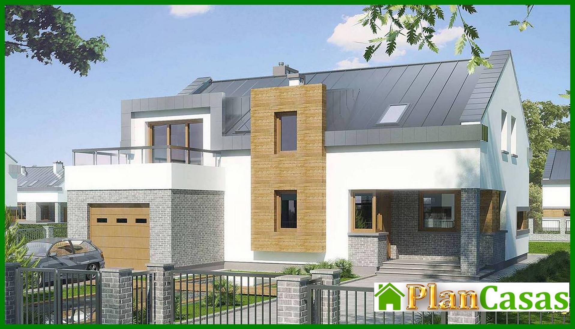 Visualization gallery - A solid five-bedroom country house project