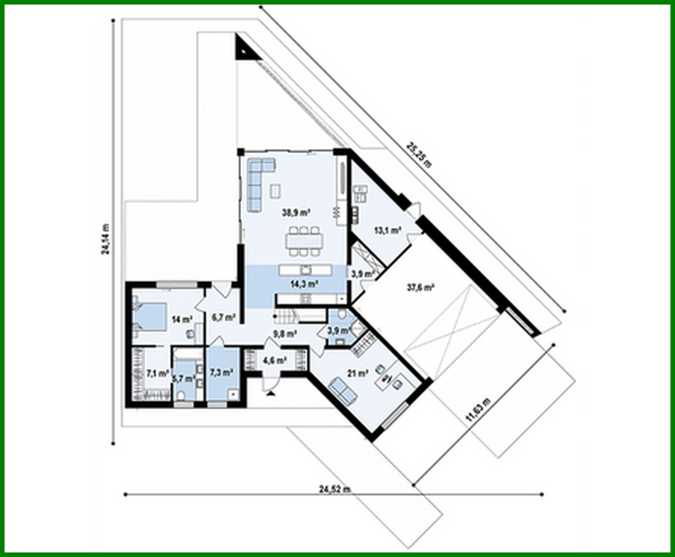 Galería de visualizaciones - Increíble casa moderna