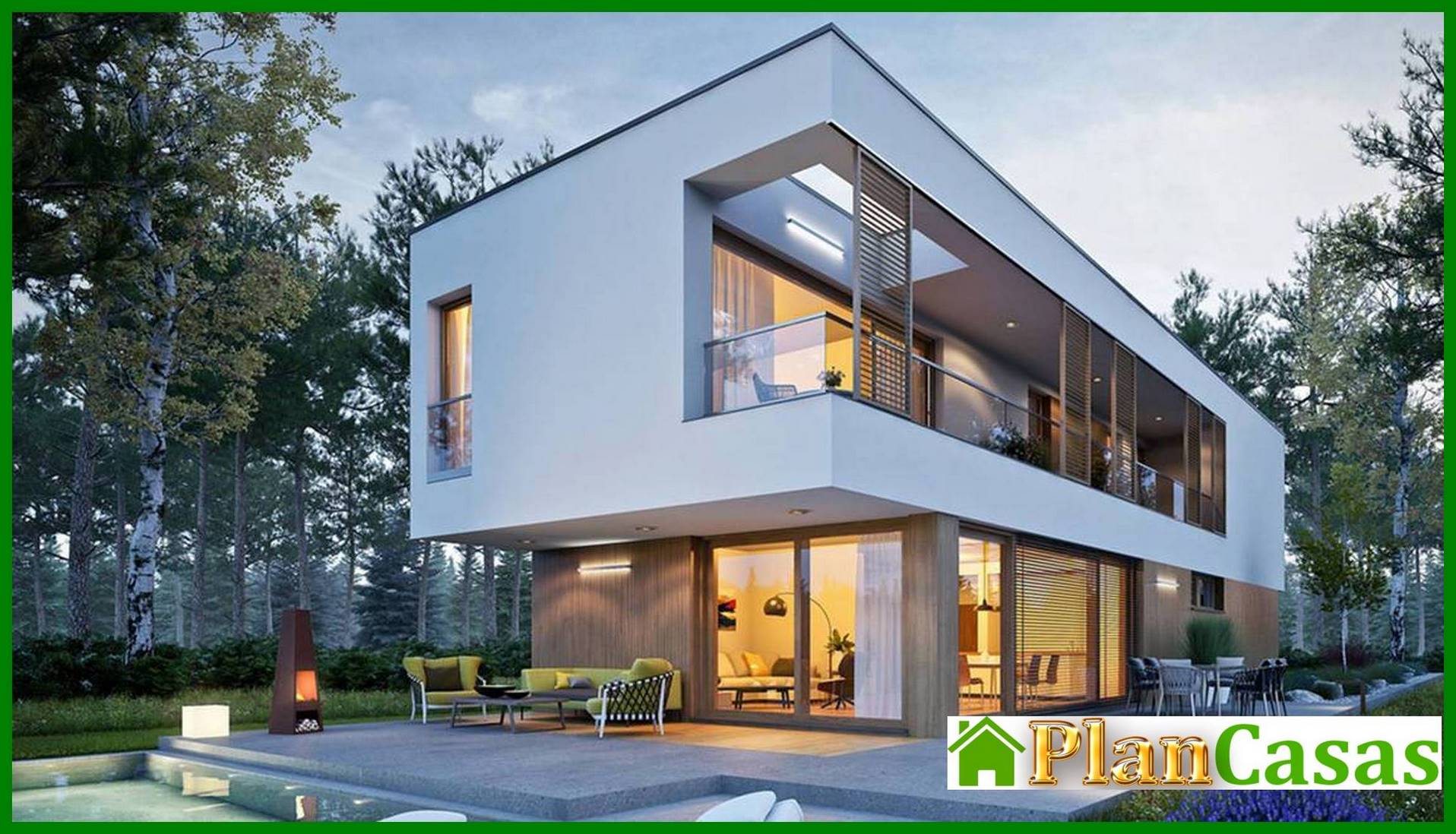 Chic two-story narrow house