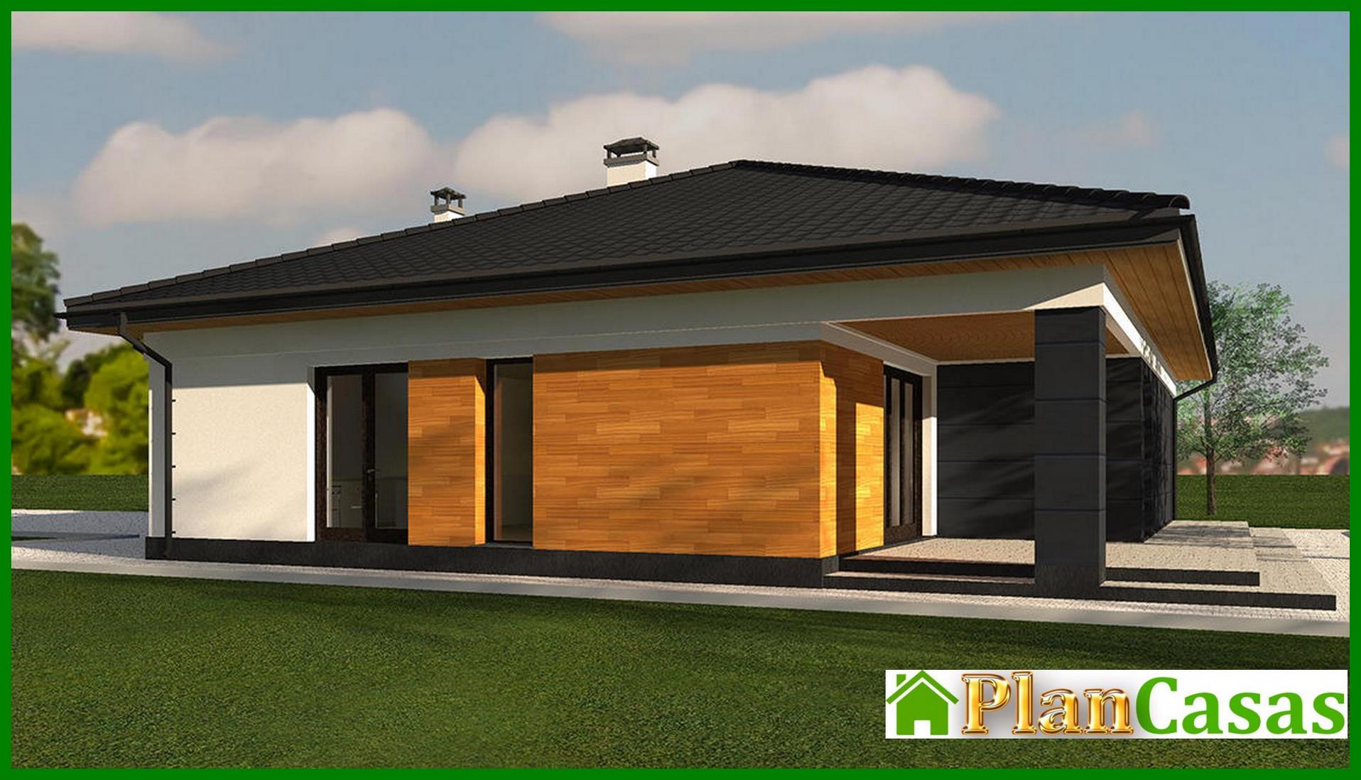 Galería de visualizaciones - Proyecto de edificio residencial de una planta con una gran terraza