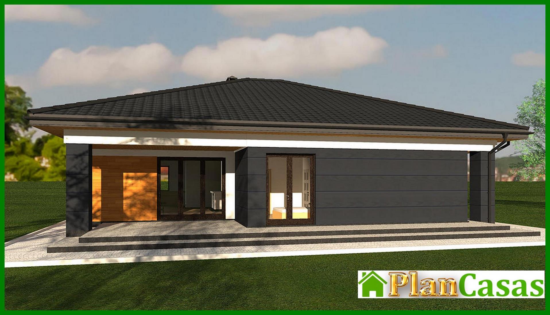 Galería de visualizaciones - Proyecto de edificio residencial de una planta con una gran terraza