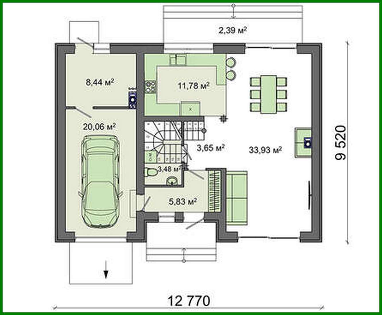 Galería de visualizaciones - Hermosa casa de dos plantas color café
