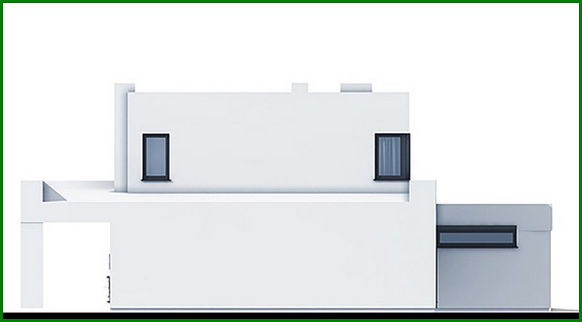 Visualization gallery - Two-storey house with bedroom apartments on the first and second floor