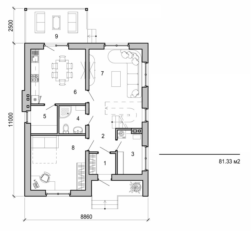 Galería de visualizaciones - Casa de dos plantas