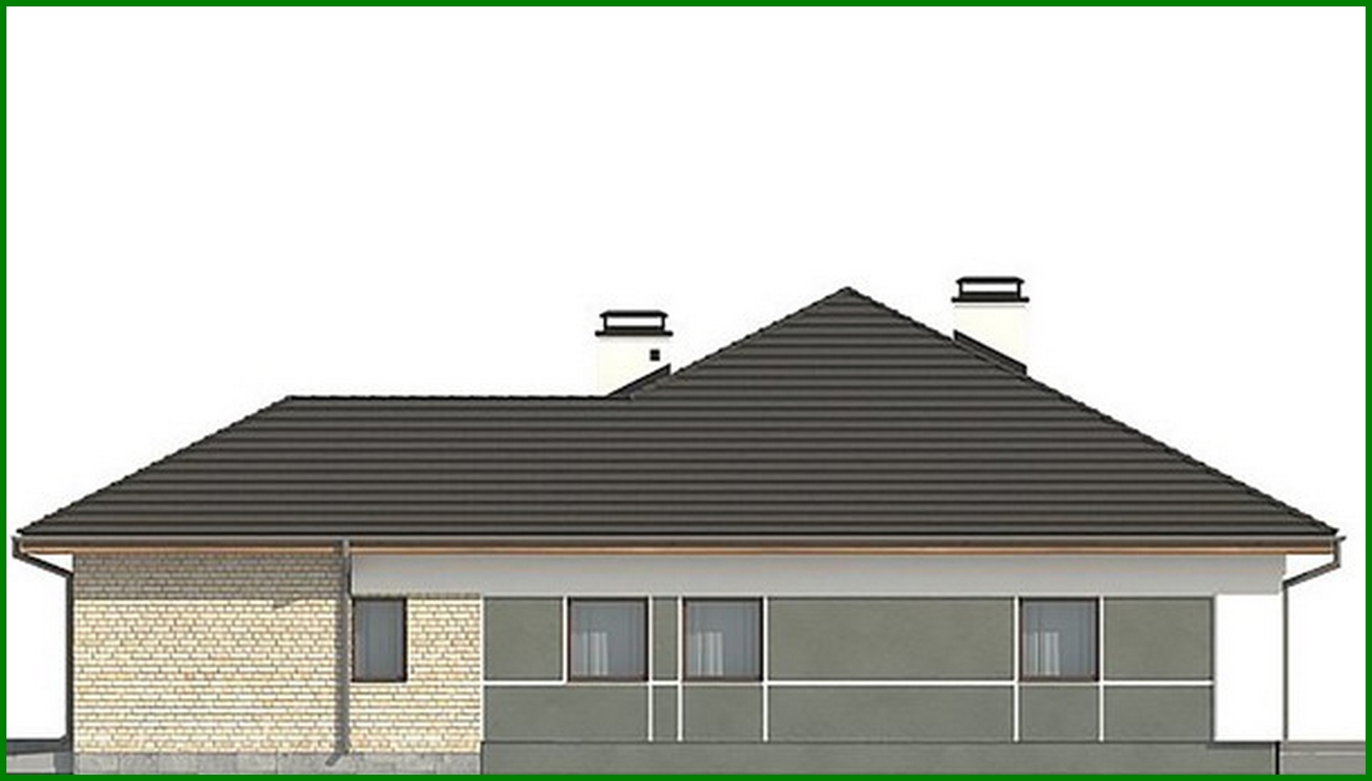 Galería de visualizaciones - Proyecto de casa de una planta con terraza