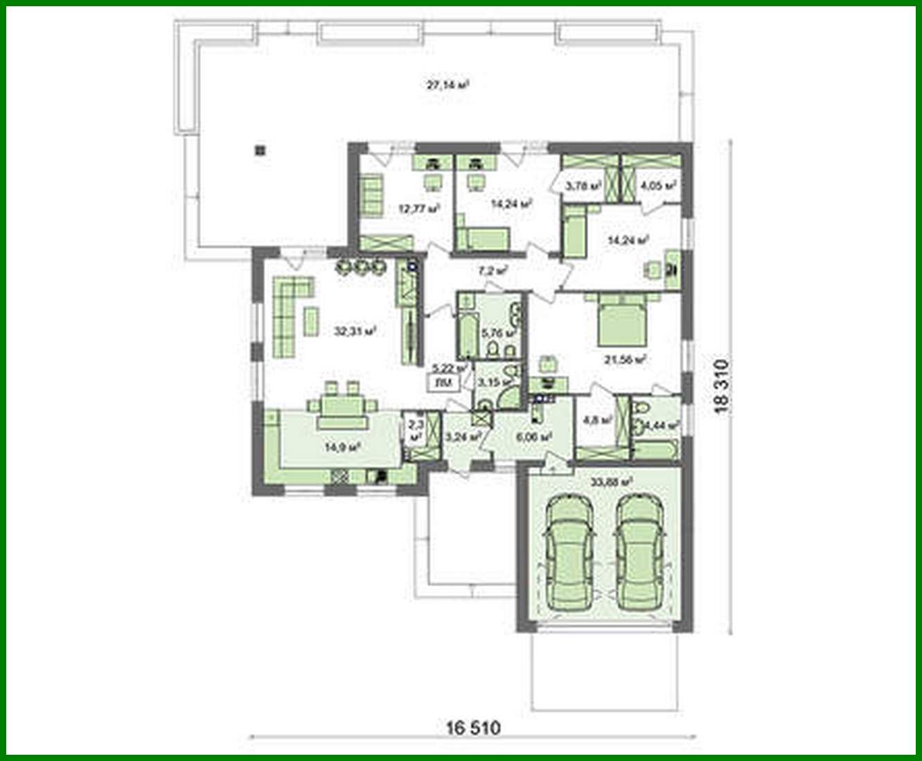 Galería de visualizaciones - Proyecto de casa de una planta con terraza