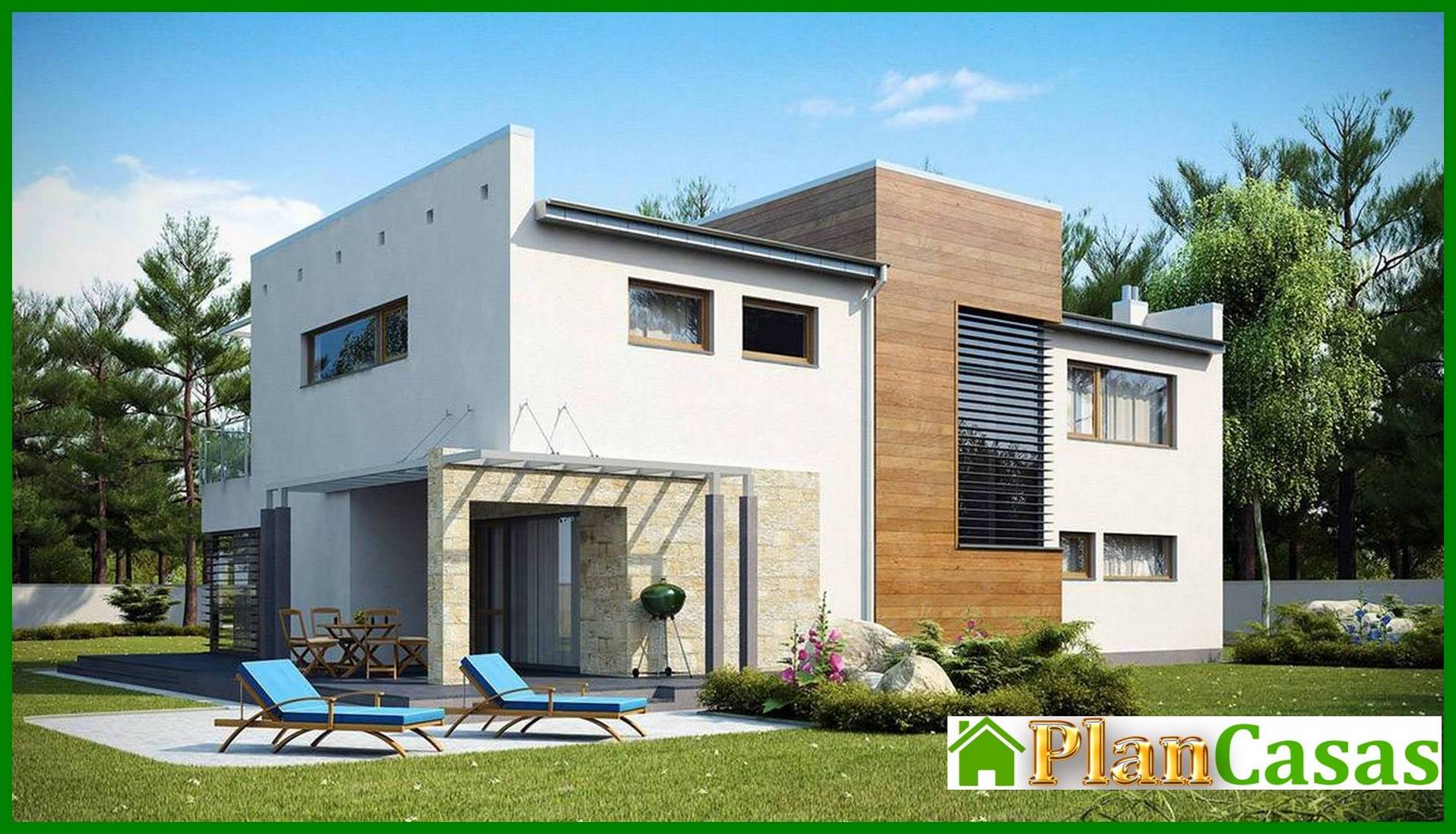 Galería de visualizaciones - Proyecto de mansión de alta tecnología