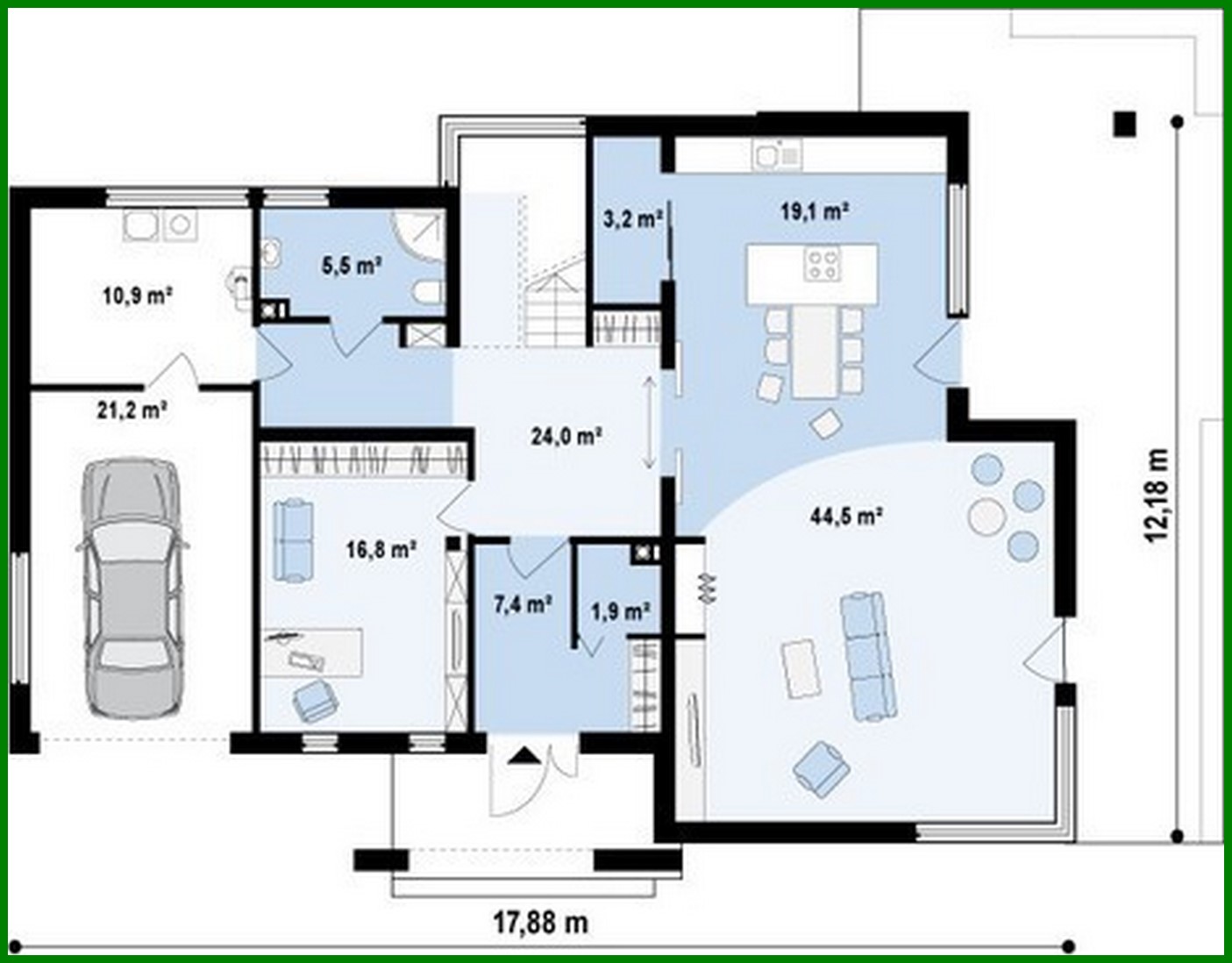 Galería de visualizaciones - Proyecto de mansión de alta tecnología
