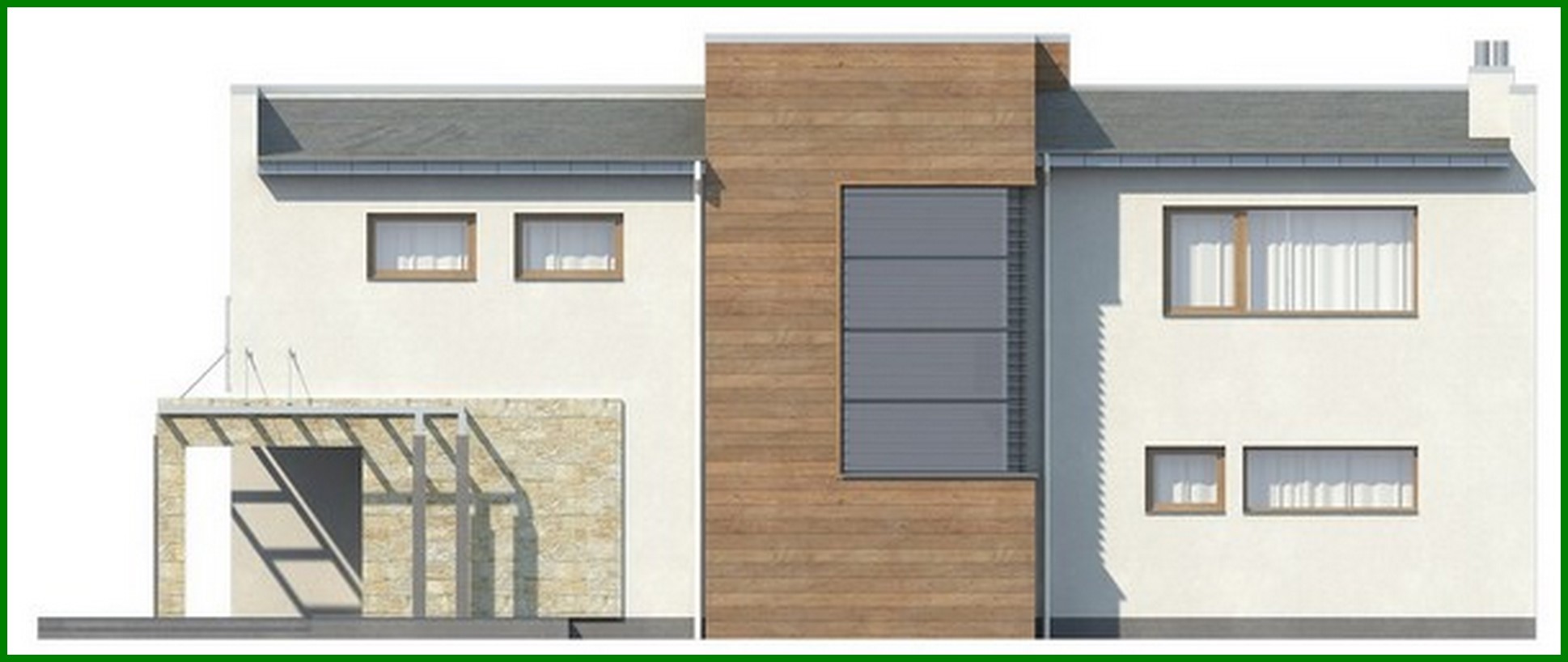 Galería de visualizaciones - Proyecto de mansión de alta tecnología