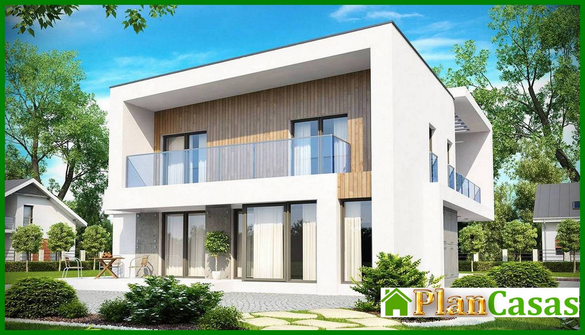 Proyecto de una casa de campo con oficina y garaje