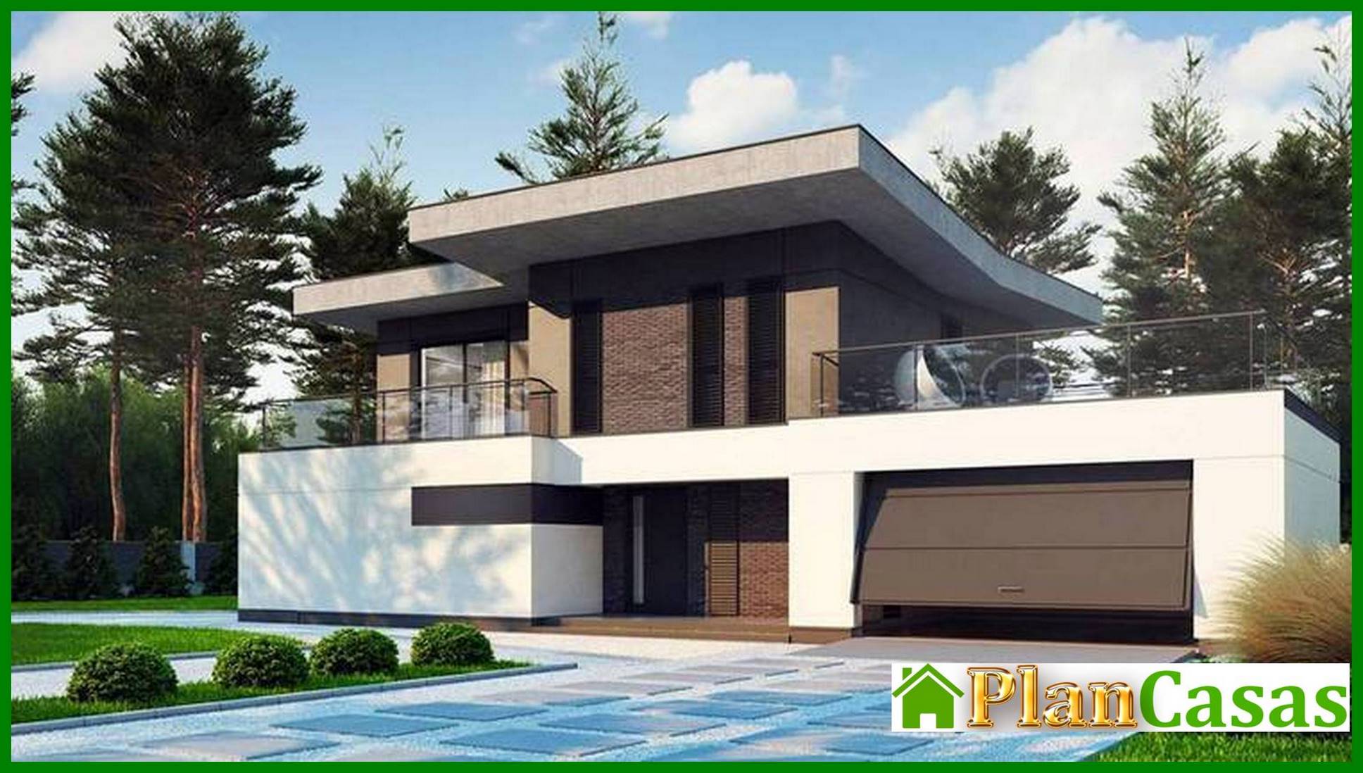 Galería de visualizaciones - Proyecto de una casa de campo con garaje para dos coches