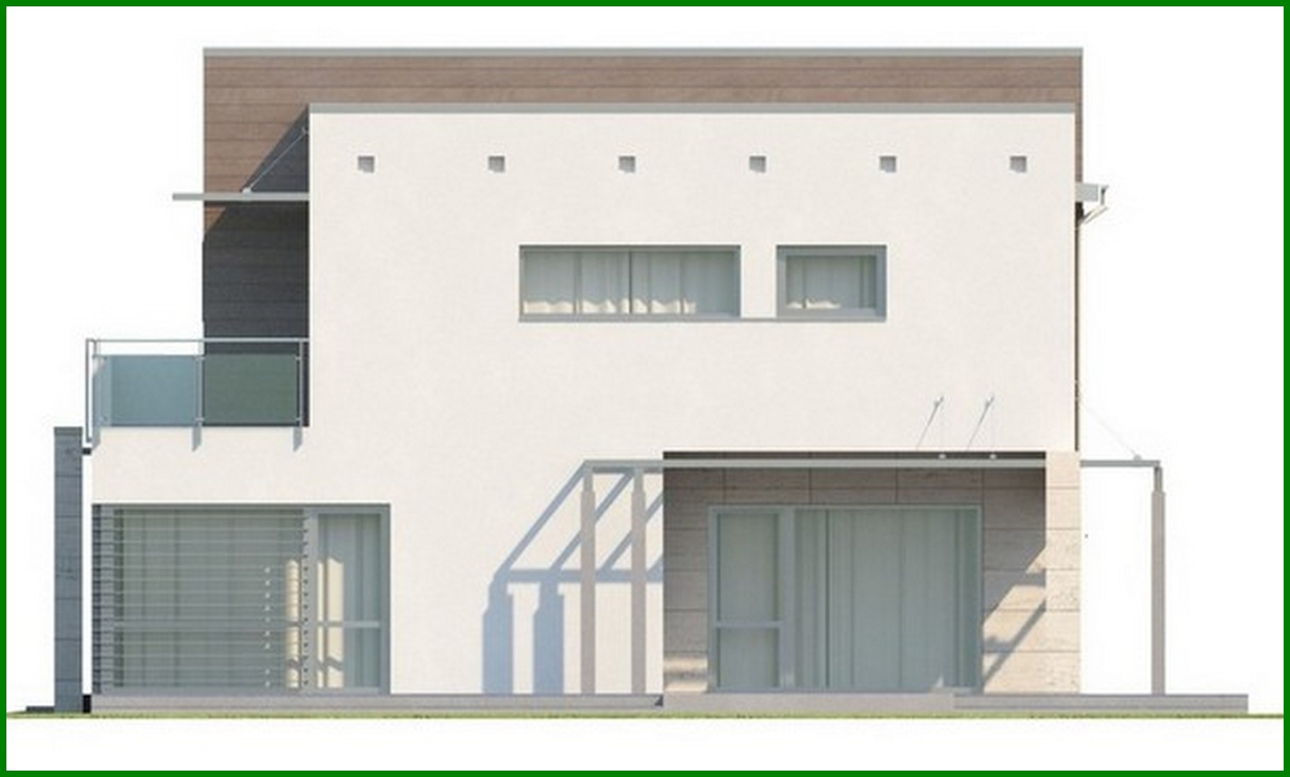 Galería de visualizaciones - Proyecto de una casa de campo con garaje para dos coches