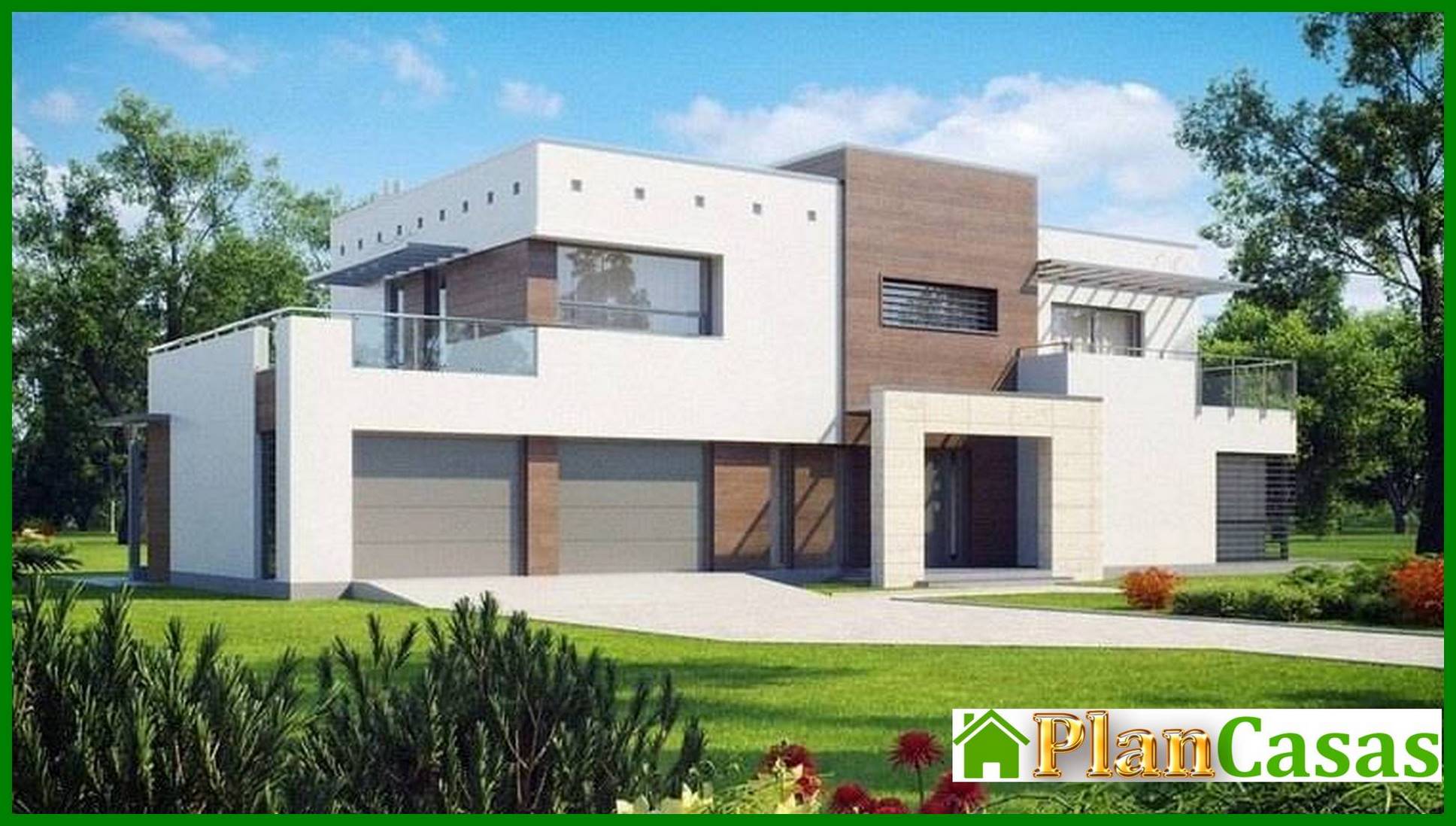 Galería de visualizaciones - Proyecto de una casa de campo con garaje para dos coches