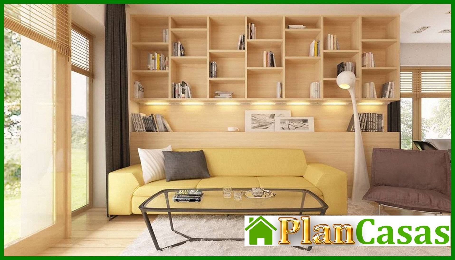 Galería de visualizaciones - Proyecto de una casa de campo de una planta con garaje para dos coches