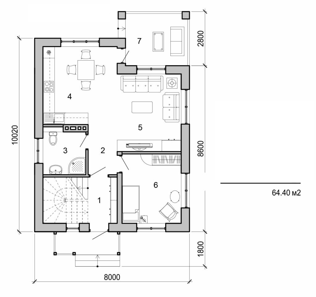 Galería de visualizaciones - Casa de dos plantas