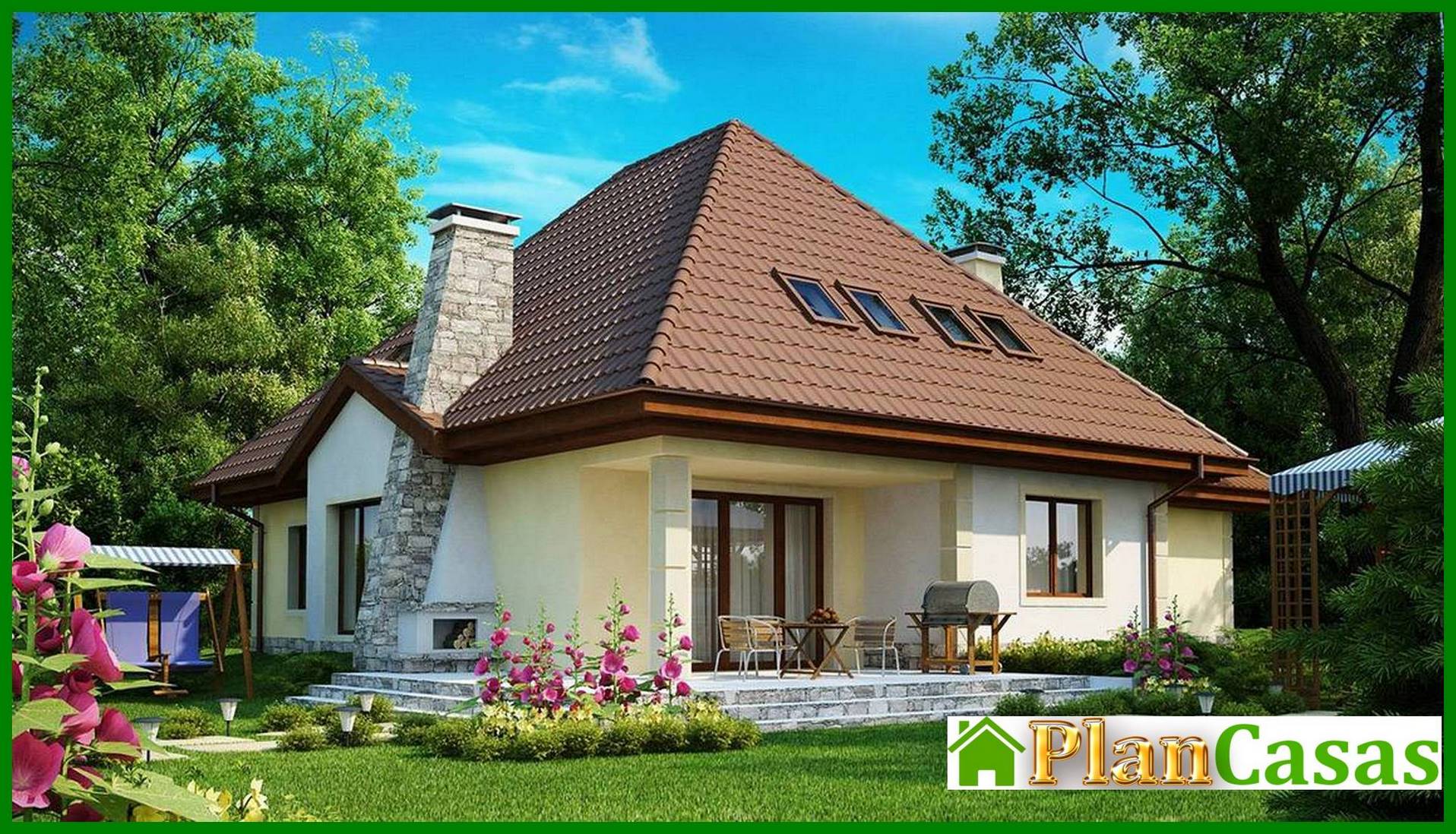 Galería de visualizaciones - Proyecto de una casa espaciosa de forma compleja