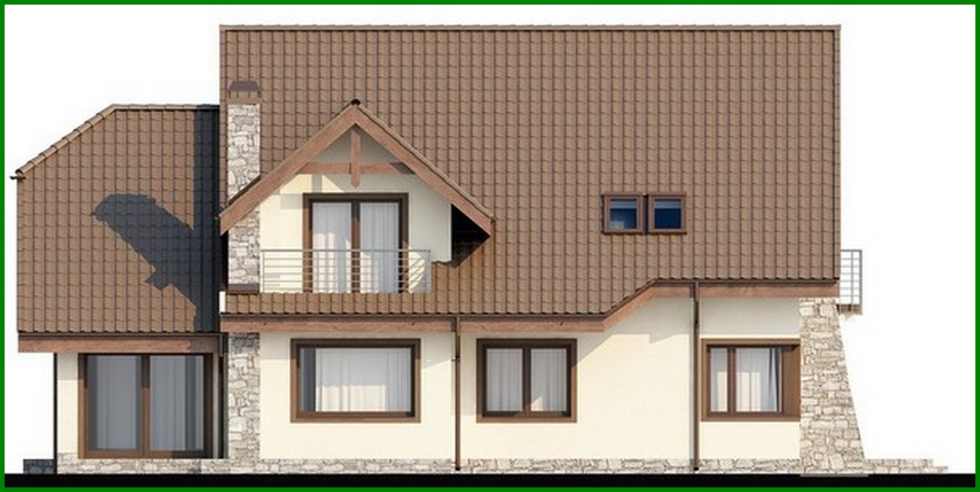 Galería de visualizaciones - Proyecto de una mansión de lujo con garaje para dos coches