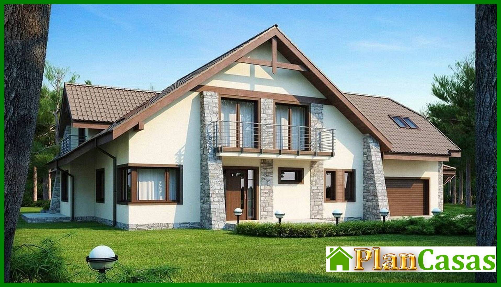 Galería de visualizaciones - Proyecto de una mansión de lujo con garaje para dos coches