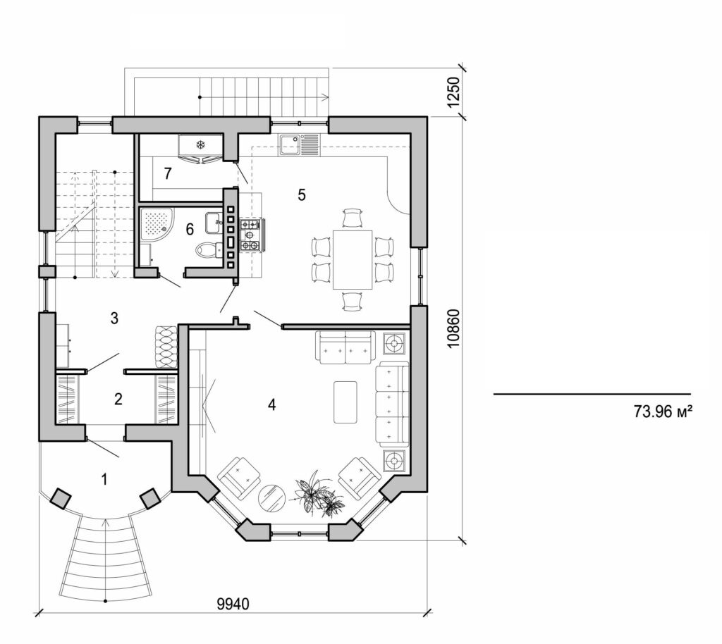 Galería de visualizaciones - Casa de dos plantas
