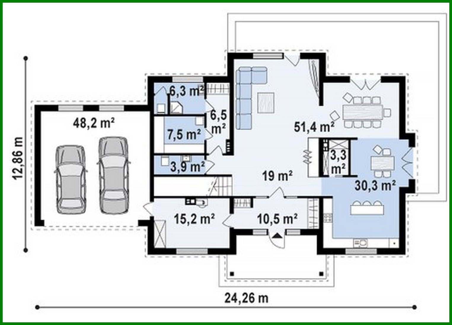 Visualization gallery - The project of the mansion in the noble style