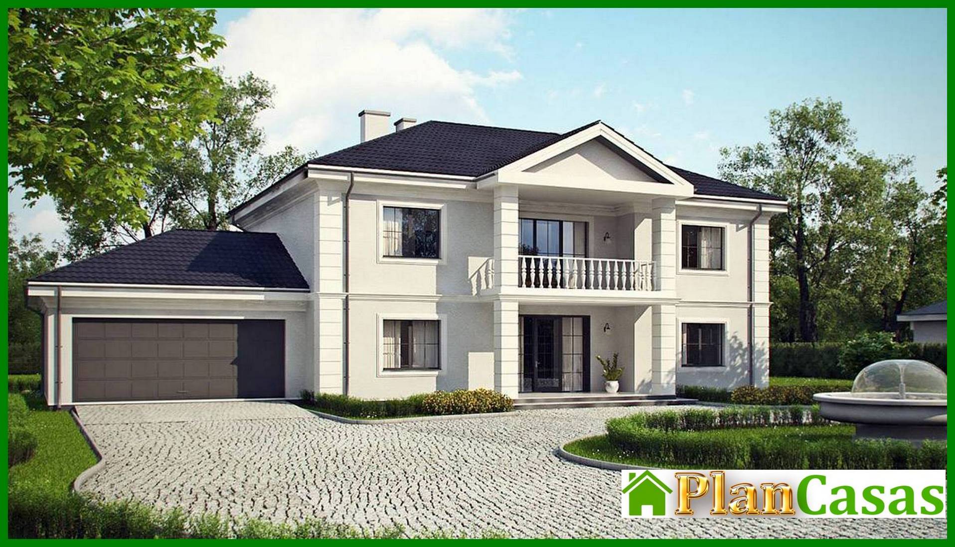 Visualization gallery - The project of the mansion in the noble style