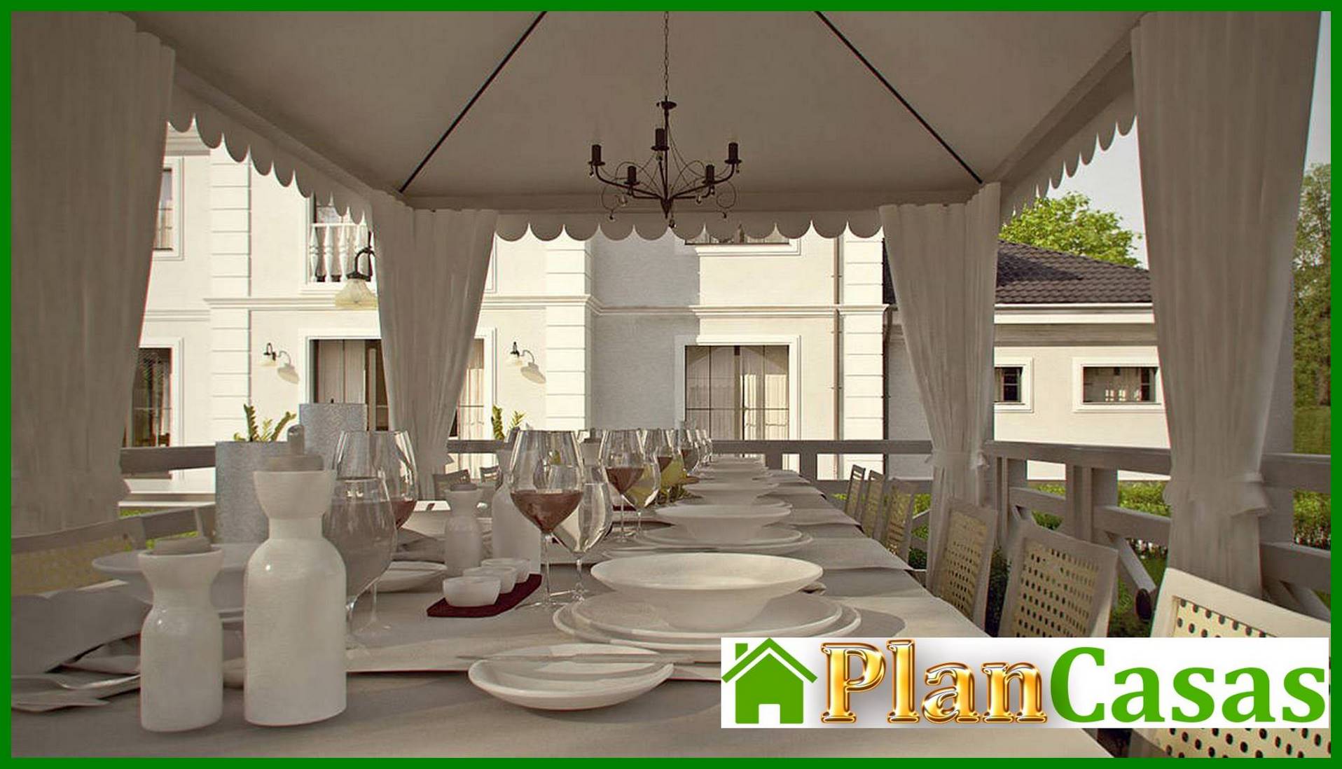 Visualization gallery - The project of the mansion in the noble style