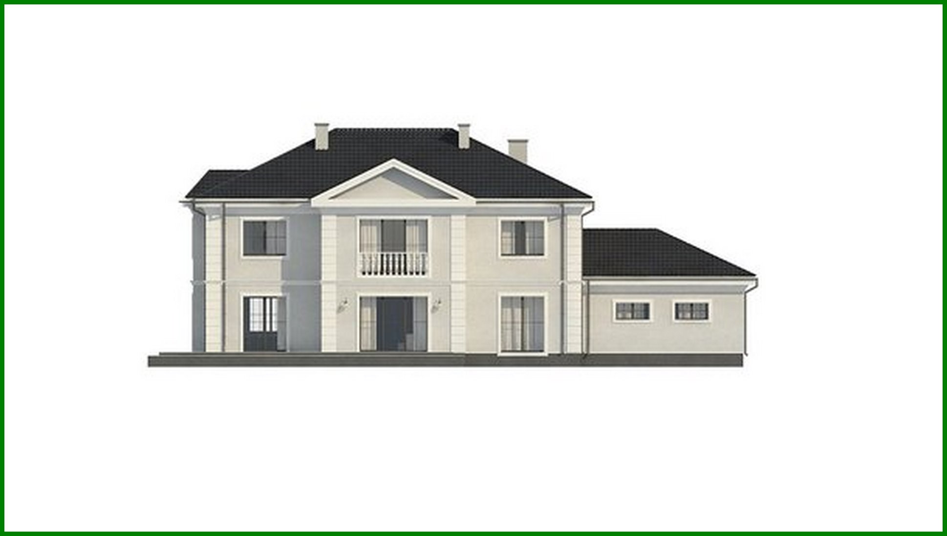 Visualization gallery - The project of the mansion in the noble style