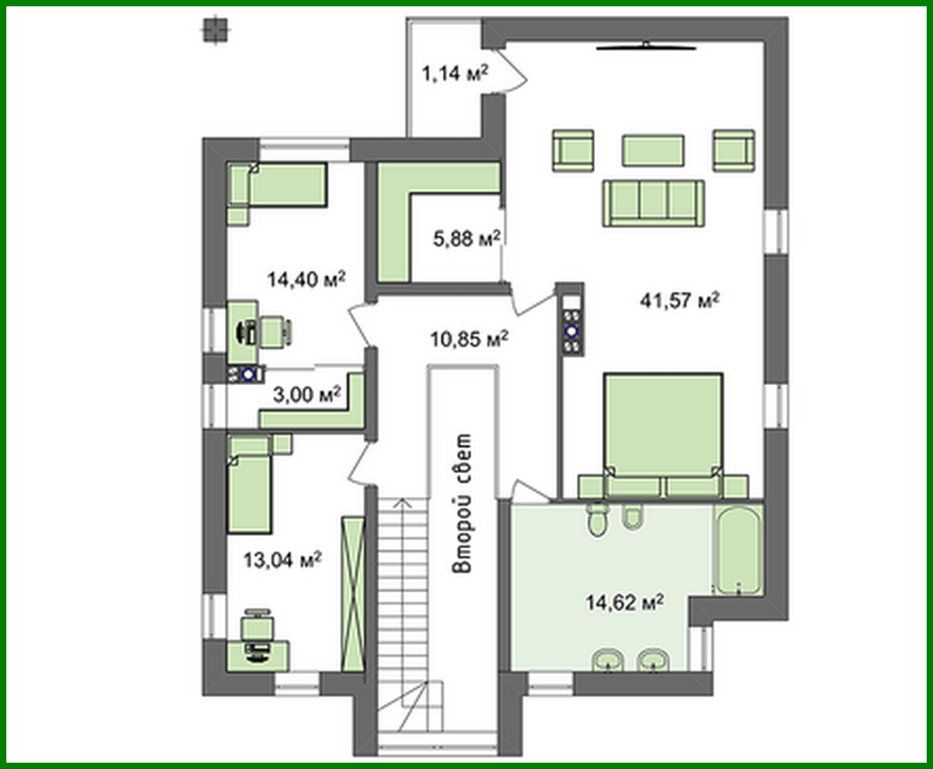 Visualization gallery - High-tech fashionable two-story house project