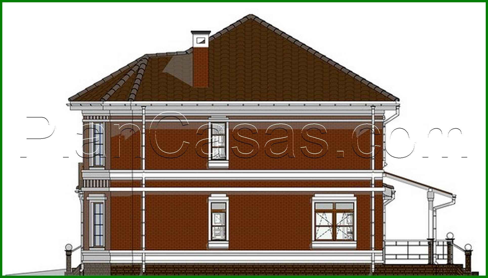 Galería de visualizaciones - Proyecto original de un encantador edificio residencial de dos plantas con mirador