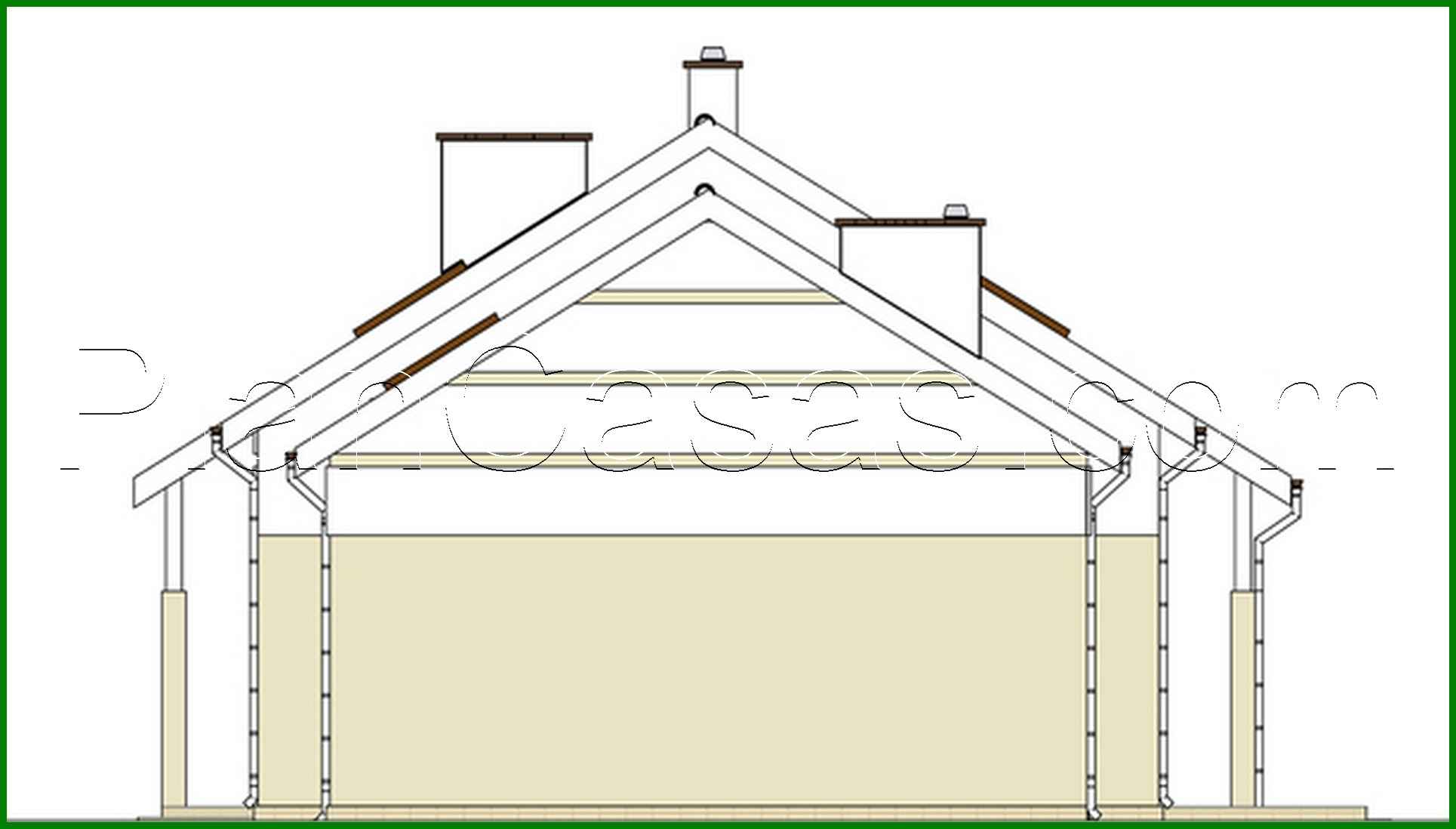 Galería de visualizaciones - Proyecto de una casa con ático colorida y llena de sol
