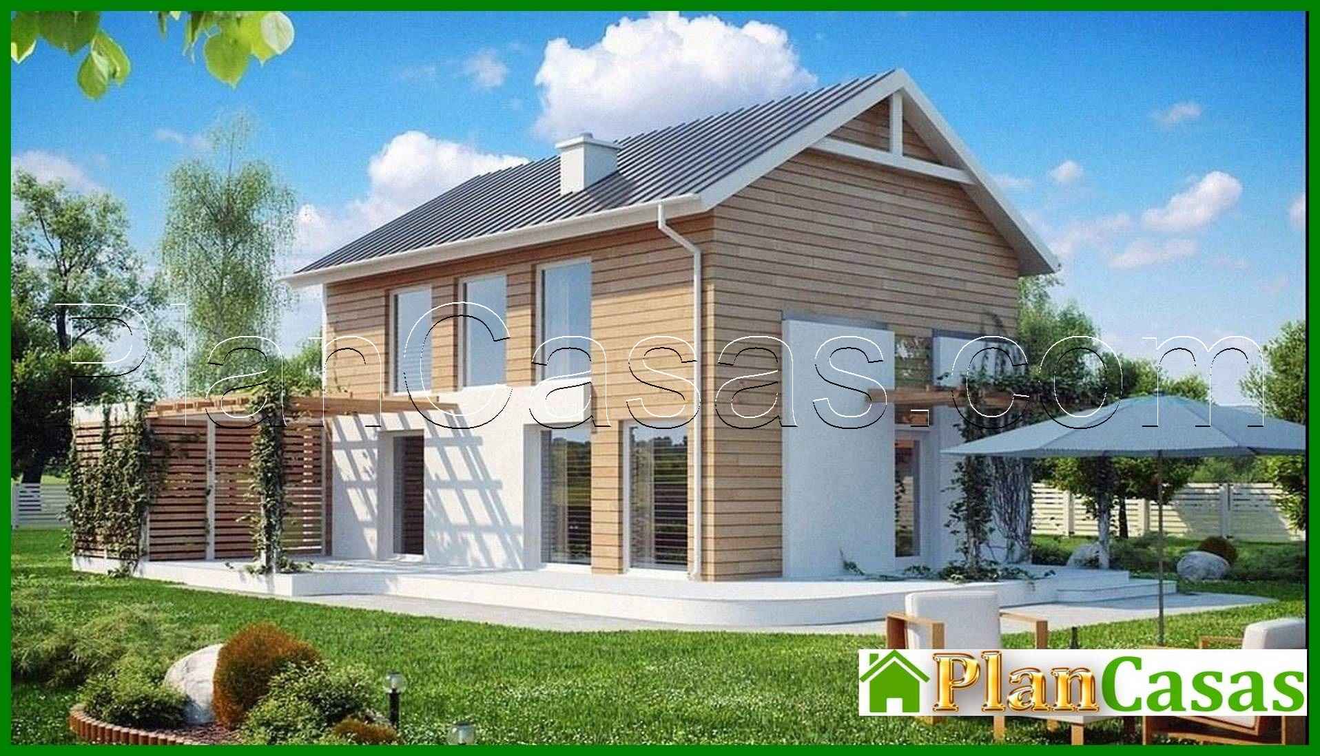 Galería de visualizaciones - Proyecto de una casa económica de dos plantas