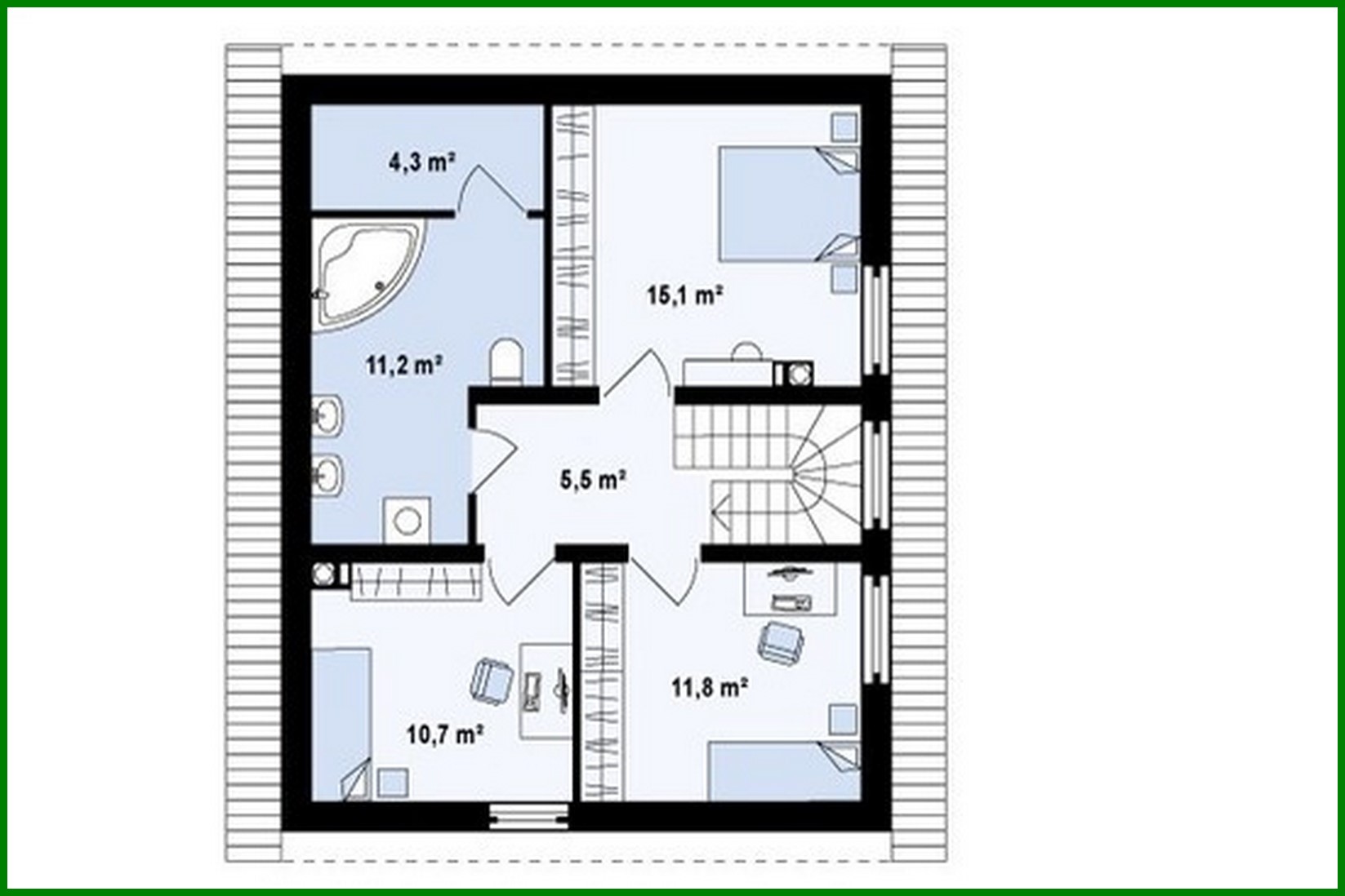 Galería de visualizaciones - Proyecto de una casa económica de dos plantas