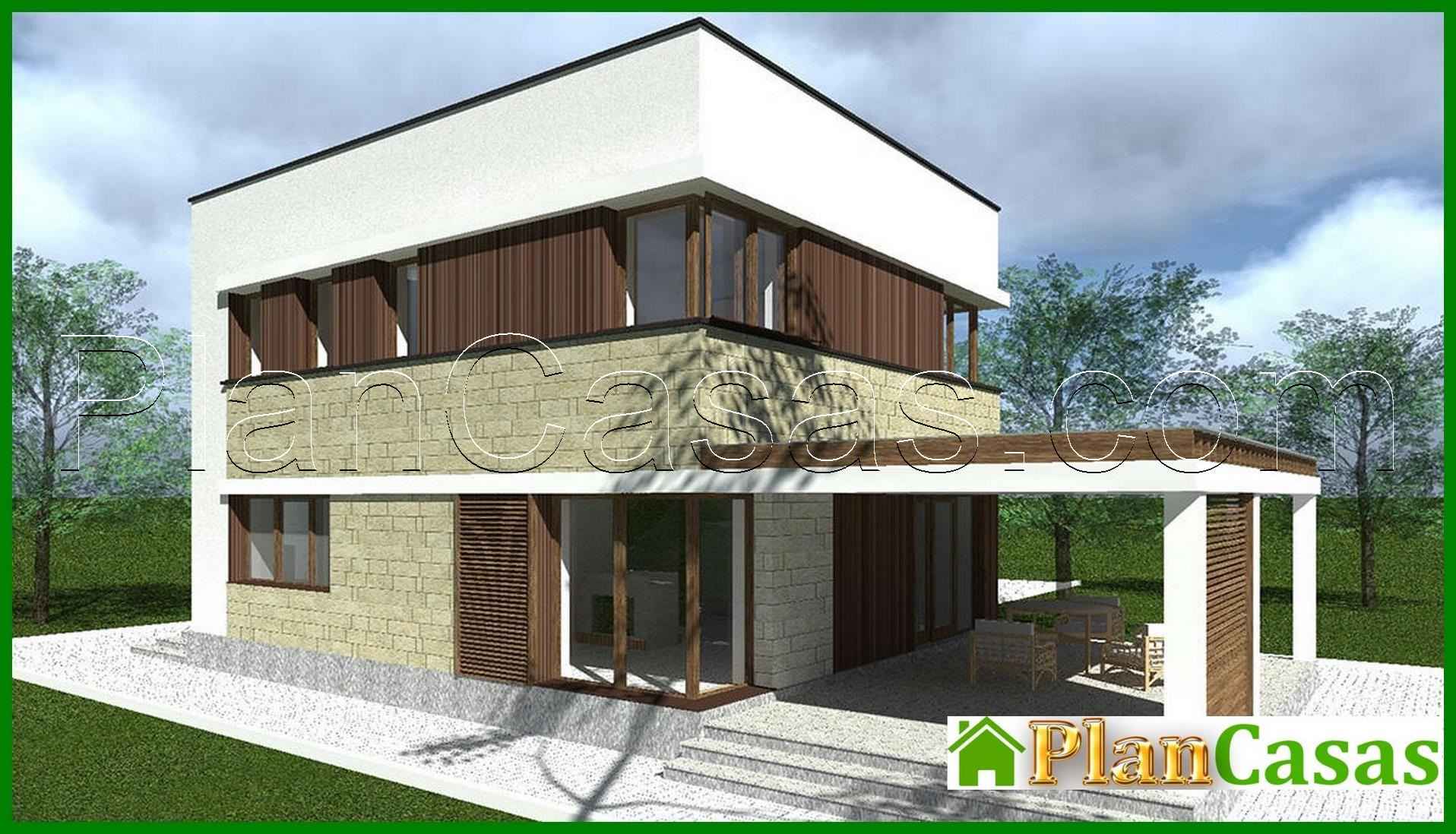 Galería de visualizaciones - Proyecto de una acogedora casa de dos plantas con amplias verandas y terrazas