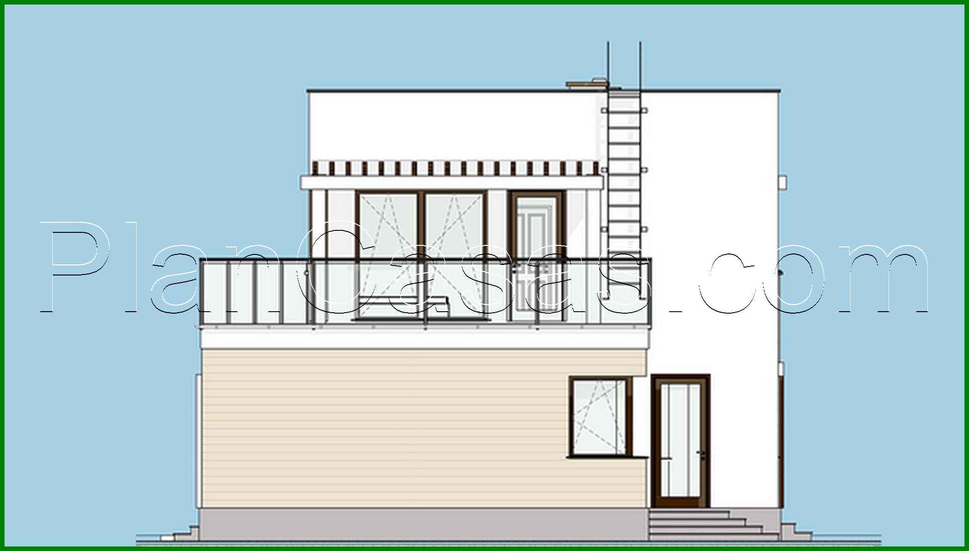 Galería de visualizaciones - Proyecto de una acogedora casa de dos plantas con amplias verandas y terrazas