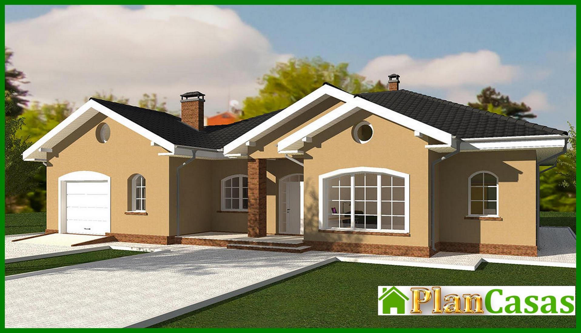 The Plan for building a one-story country house