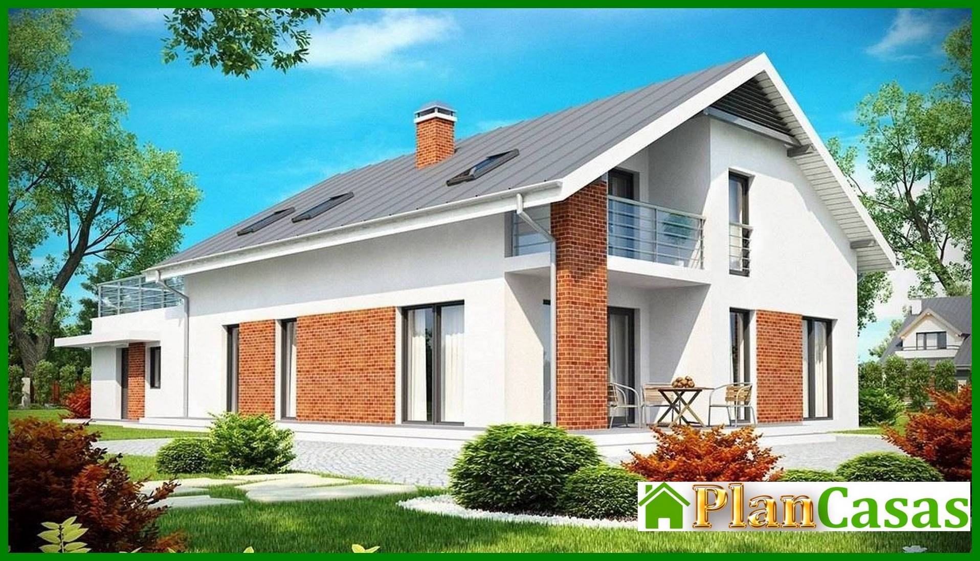 Galería de visualizaciones - Proyecto de casa de campo con garaje integrado y 2 dormitorios