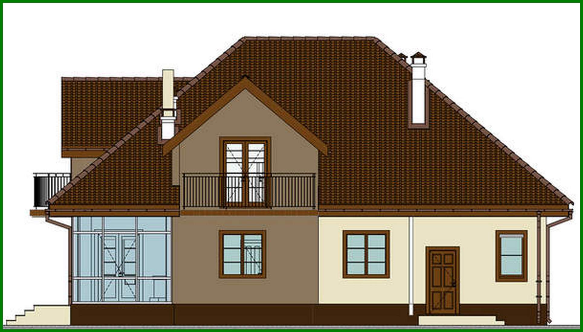 Galería de visualizaciones - Espectacular edificio residencial con un techo original