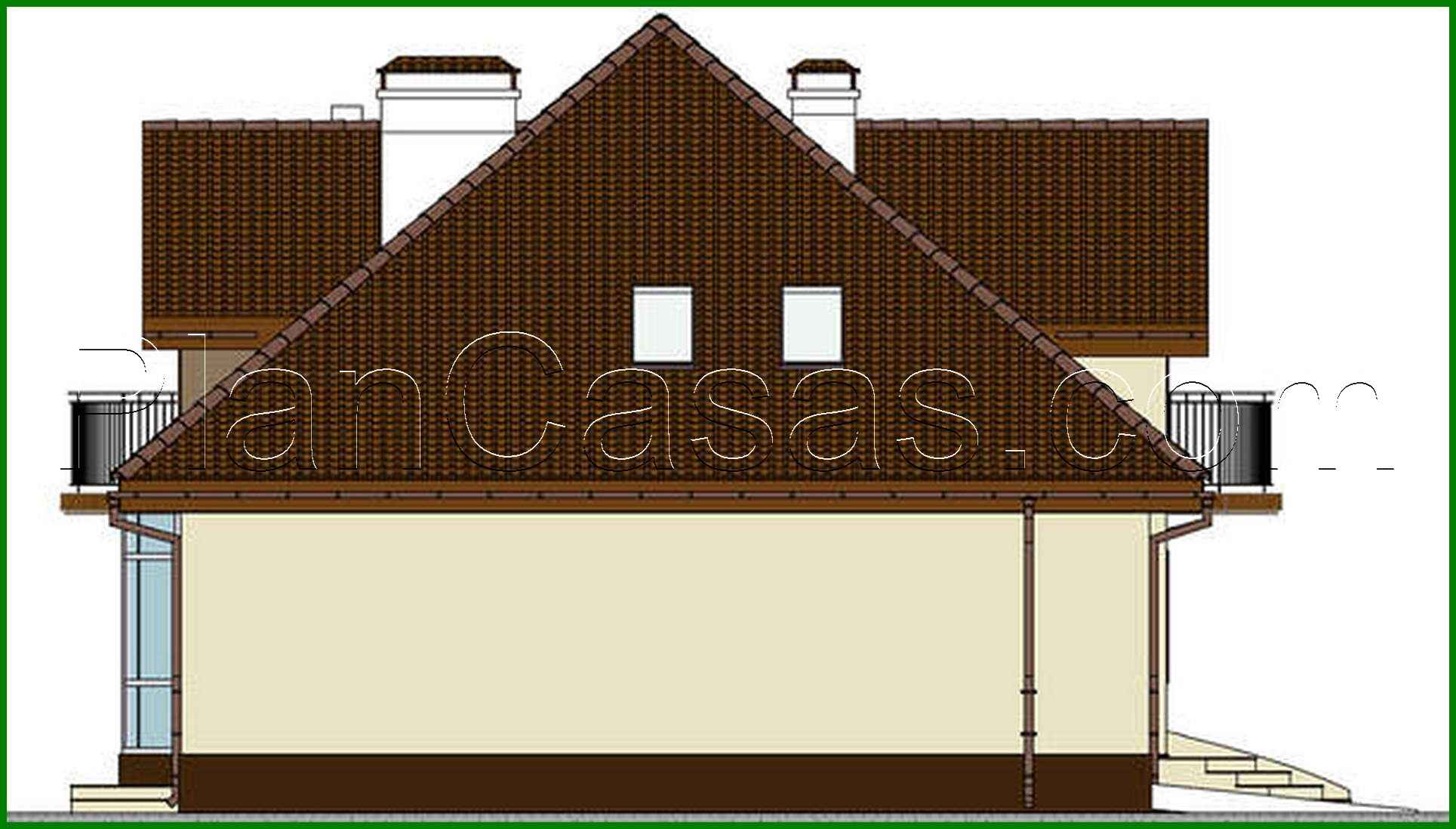 Galería de visualizaciones - Espectacular edificio residencial con un techo original