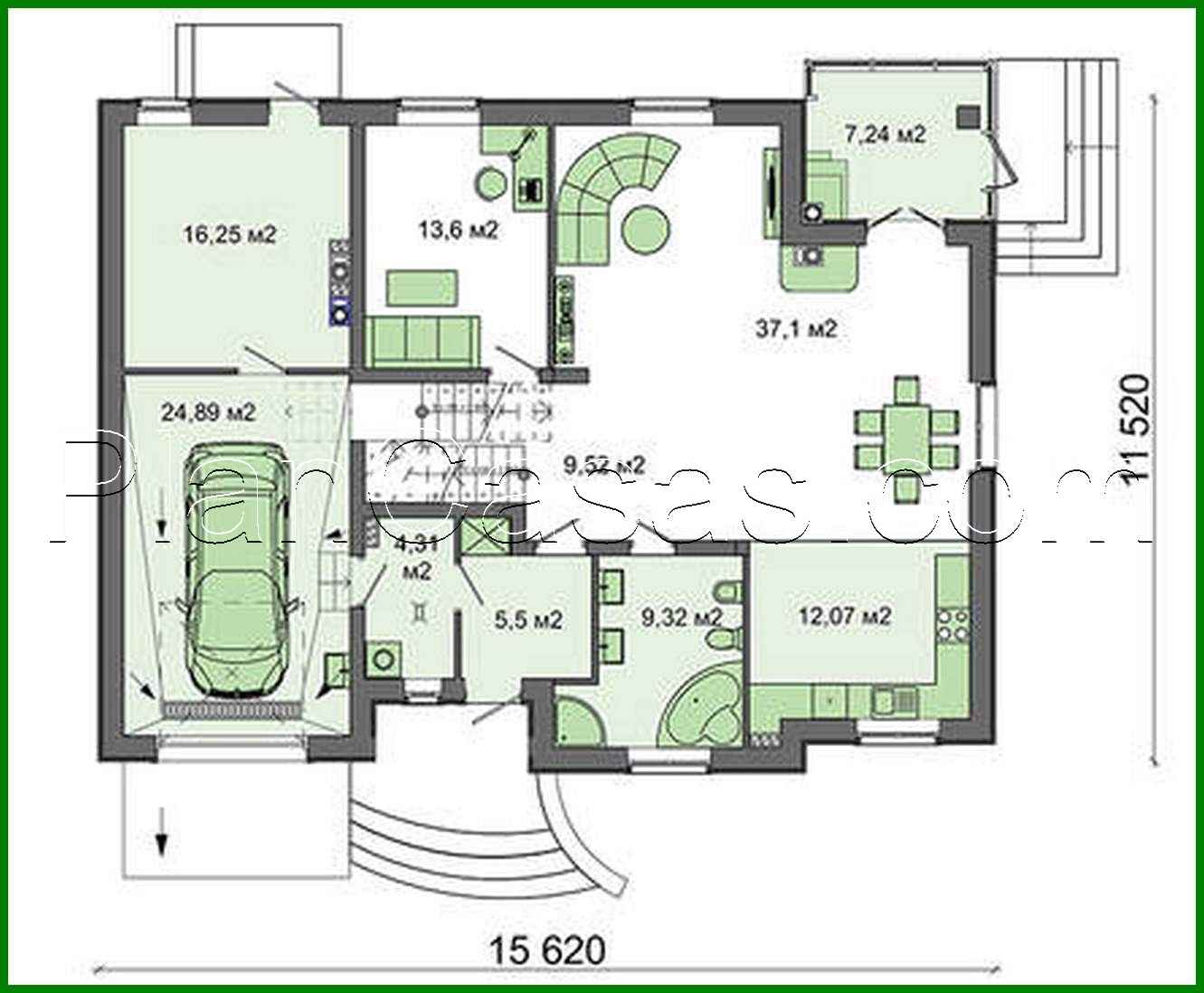 Galería de visualizaciones - Espectacular edificio residencial con un techo original
