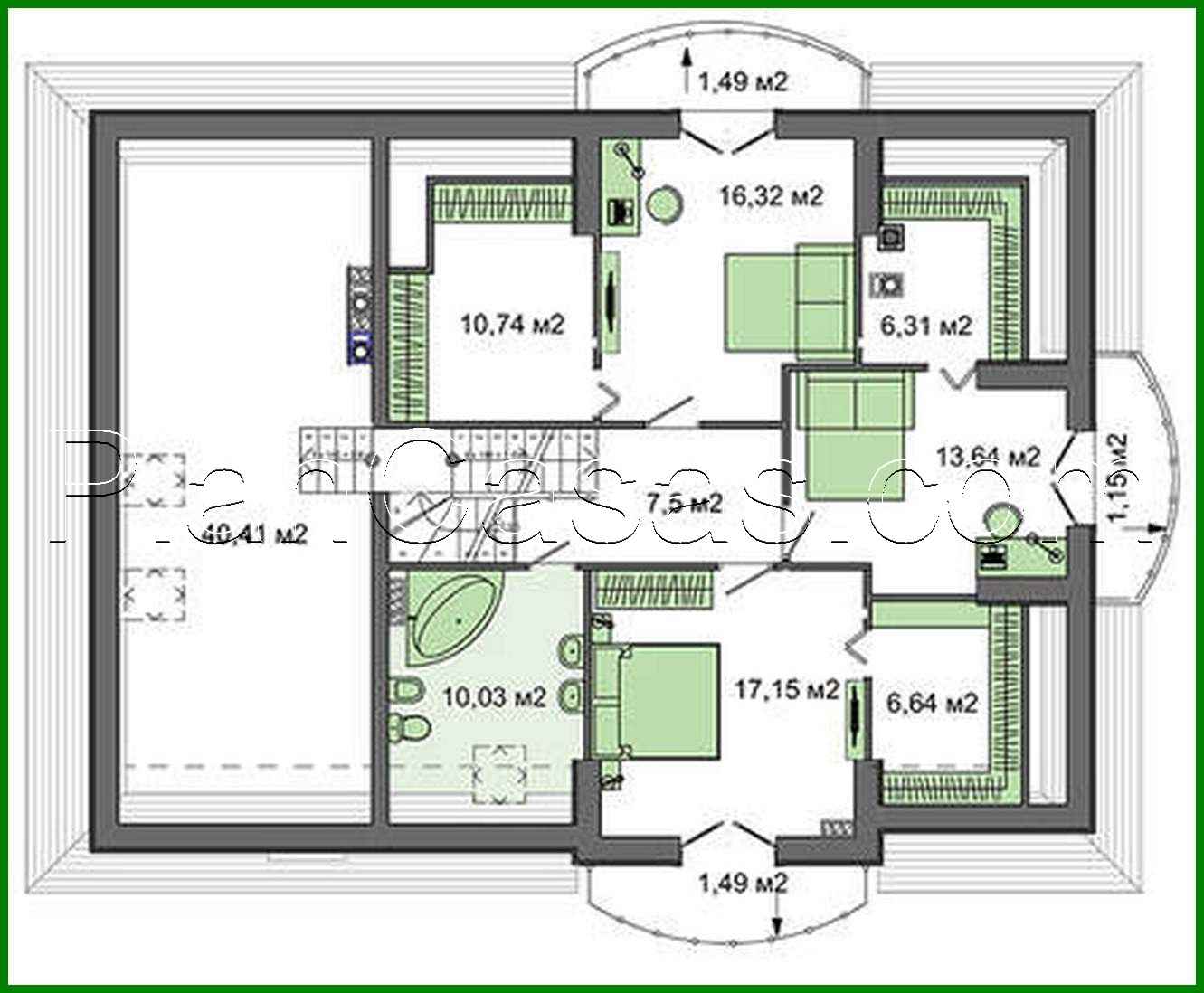 Galería de visualizaciones - Espectacular edificio residencial con un techo original