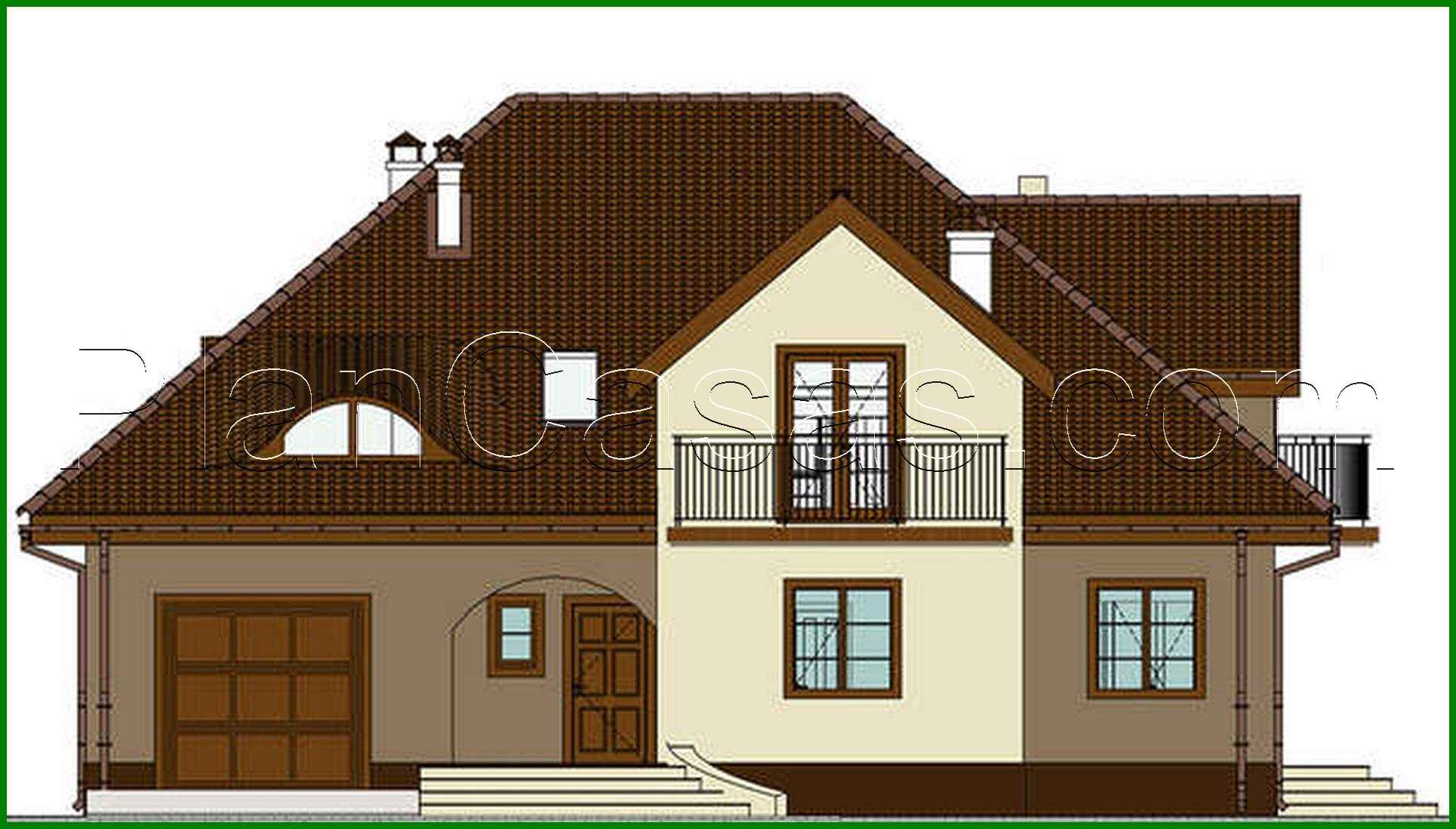 Galería de visualizaciones - Espectacular edificio residencial con un techo original