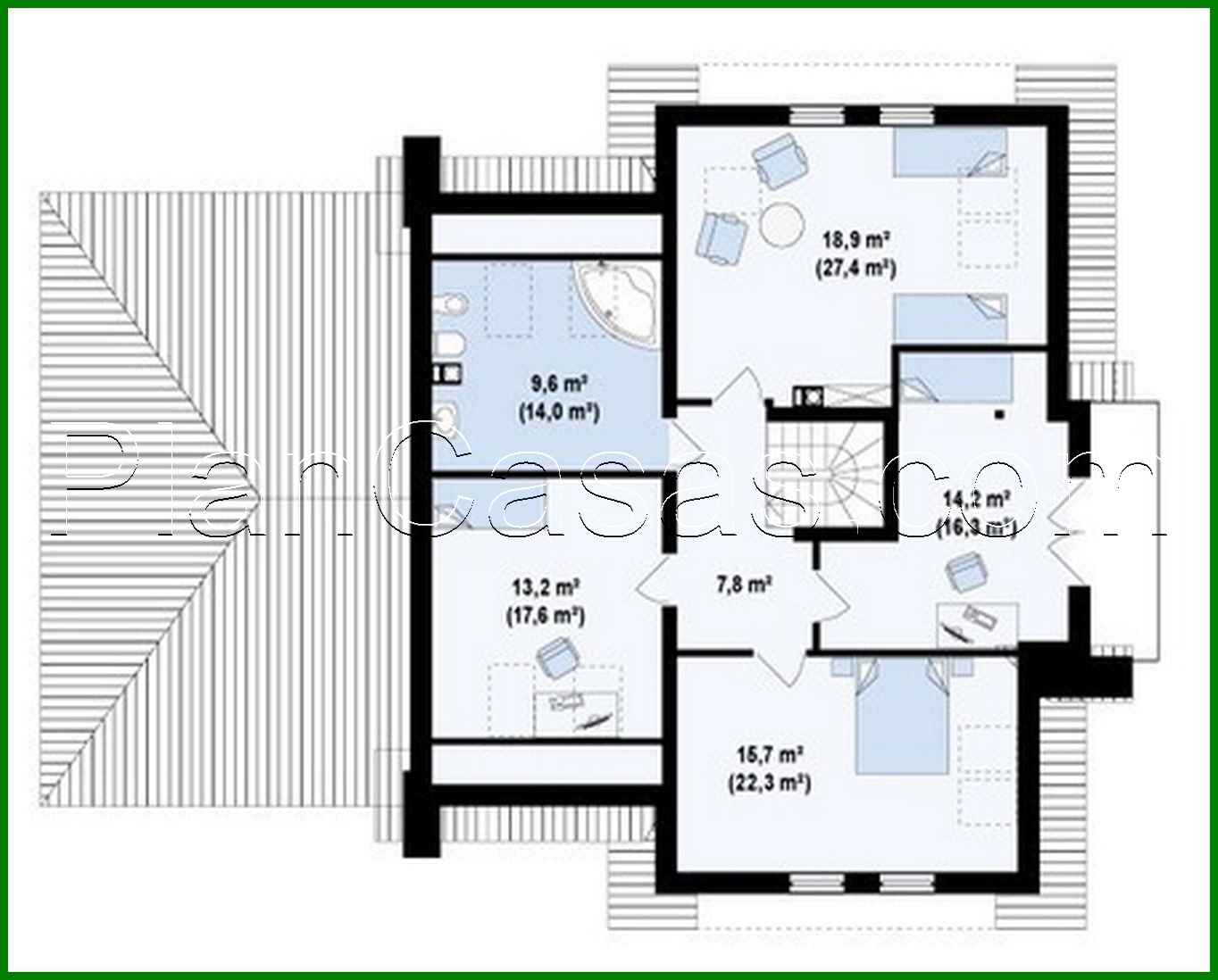 Galería de visualizaciones - Proyecto de casa con garaje para dos coches y terraza